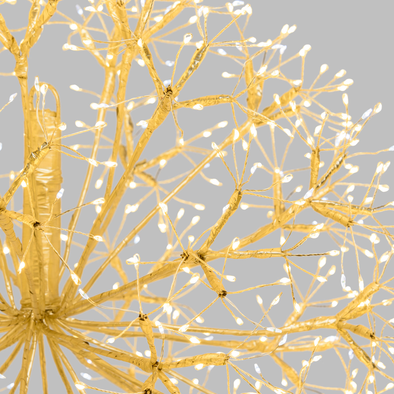 Esfera RICCO con ramas champagne, Ø 50 cm, 912 microled blanco cálido y blanco frío, uso interior 7 Esfera RICCO con ramas champagne, Ø 50 cm, 912 microled blanco cálido y blanco frío, uso interior 7