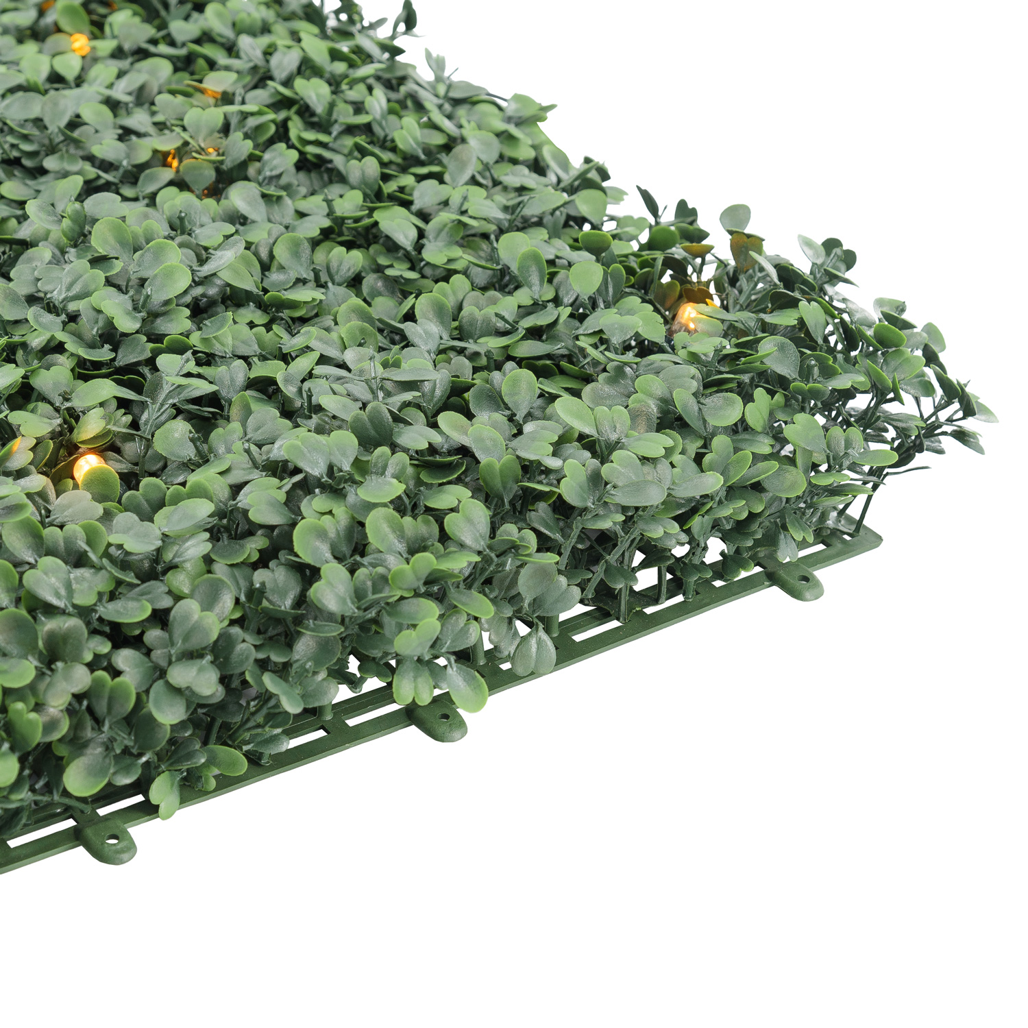 Pannello di Bosso artificiale verde scuro Green Wall Light, 16 maxiled Dual Color bianco caldo 7