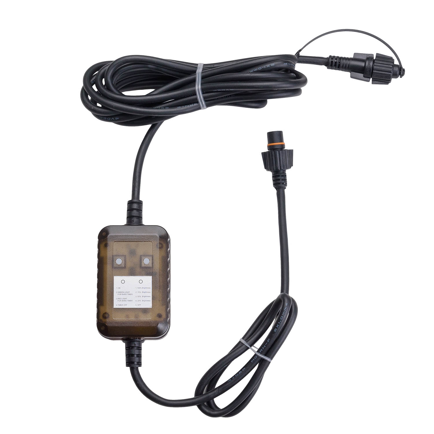 Controller Connect+, up to 6000 LEDs, steady light, 6 and 8 hour timer, dimmer, black cable Controller Connect+, up to 6000 LEDs, steady light, 6 and 8 hour timer, dimmer, black cable