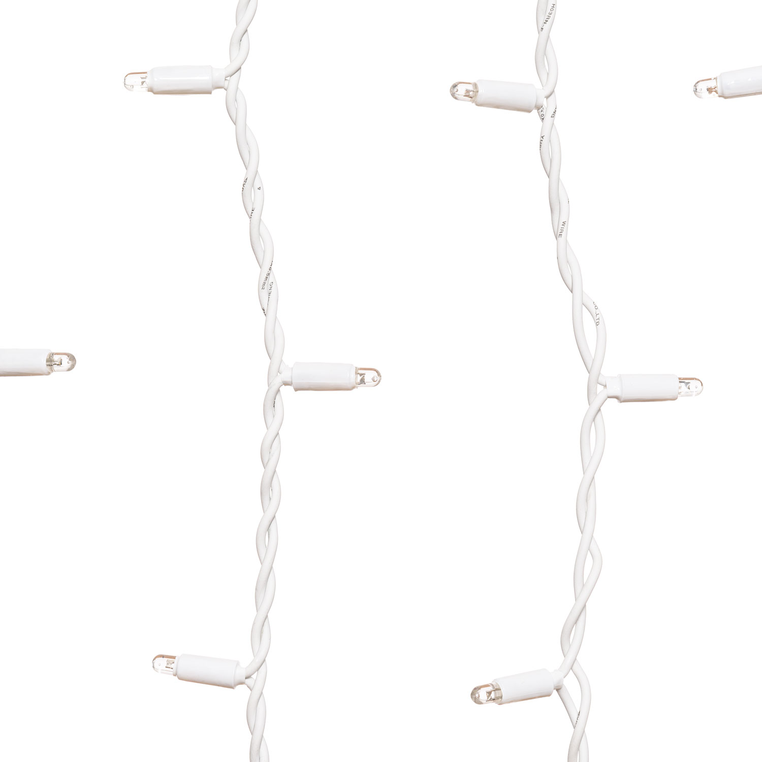Eisregen-Lichterkette 3 x h 0,5 m, 114 MaxiLEDs warmweiß, weißes Kabel 5 Eisregen-Lichterkette 3 x h 0,5 m, 114 MaxiLEDs warmweiß, weißes Kabel 5