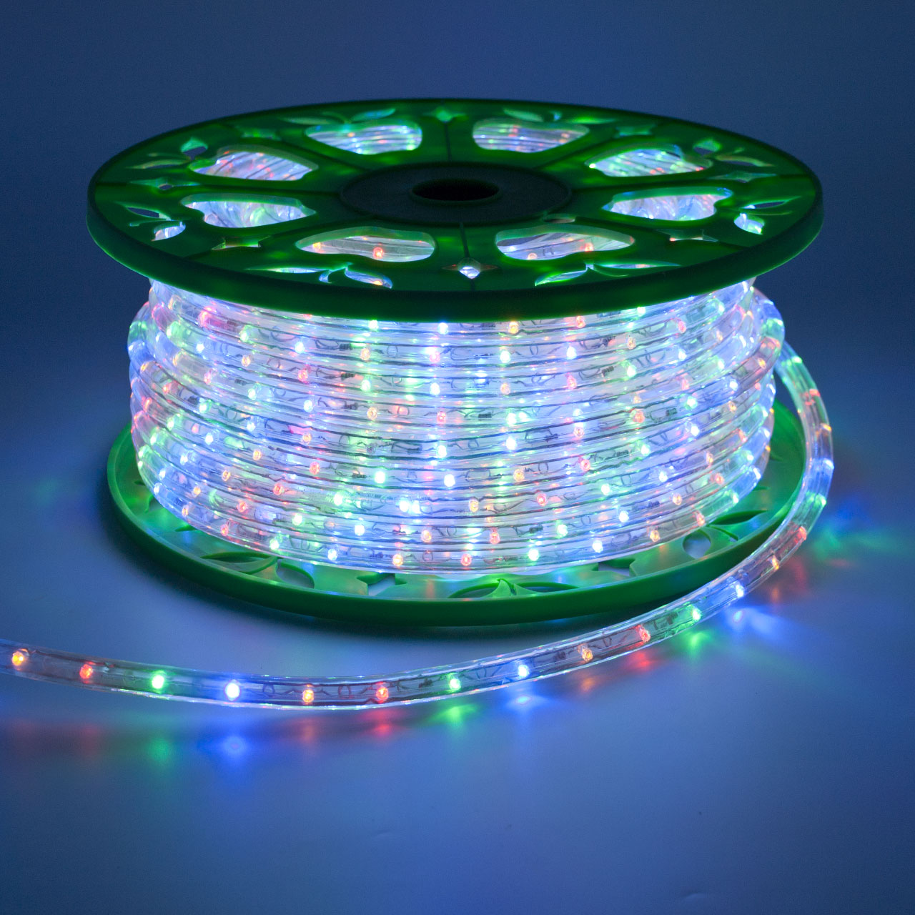 Manguera luminosa, 13 mm, 230 voltios, 45 m, led multicolor 1 Manguera luminosa, 13 mm, 230 voltios, 45 m, led multicolor 1