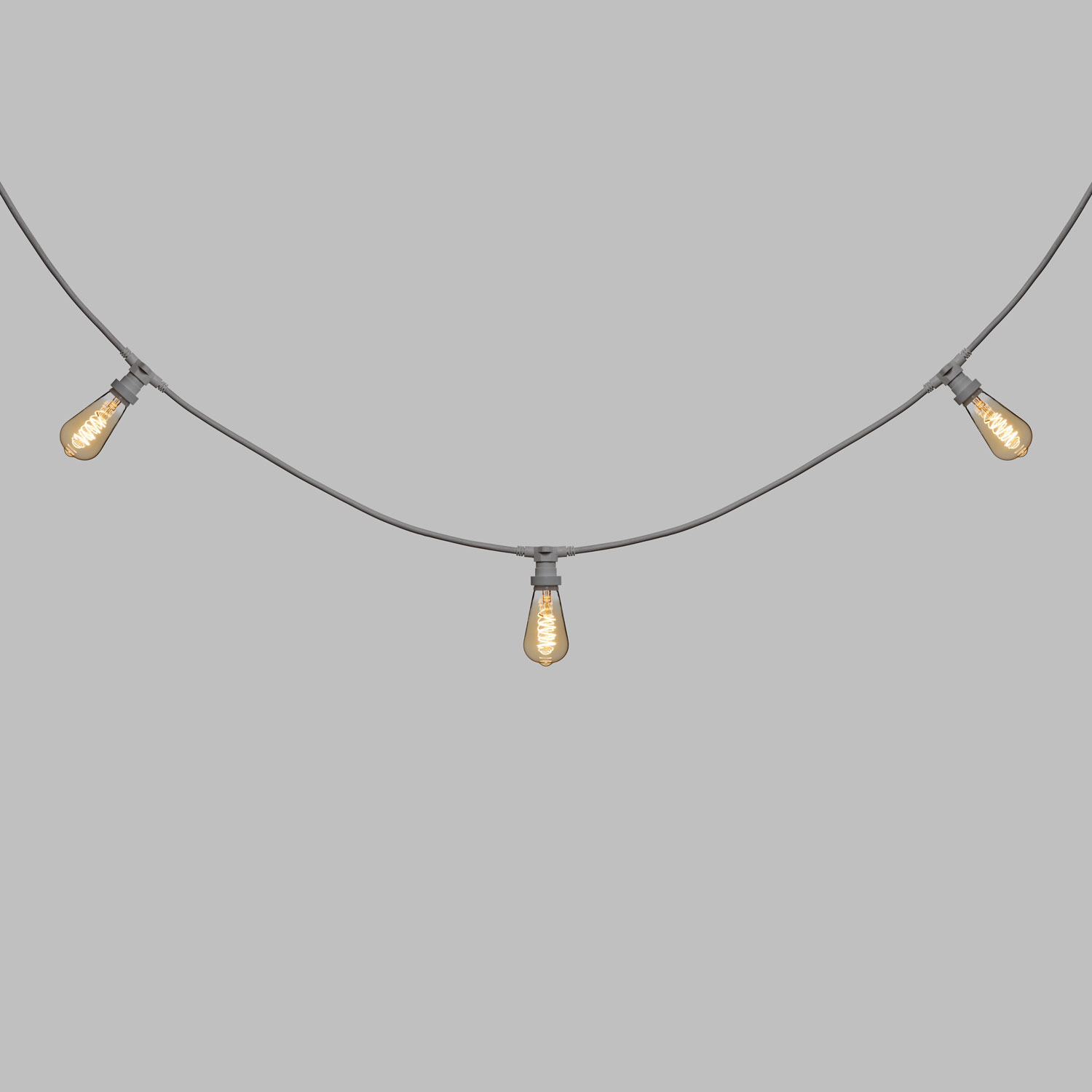 Guirnalda 5m con 16 bombillas led de 4W Edison espiral Ø 64mm 6 Guirnalda 5m con 16 bombillas led de 4W Edison espiral Ø 64mm 6