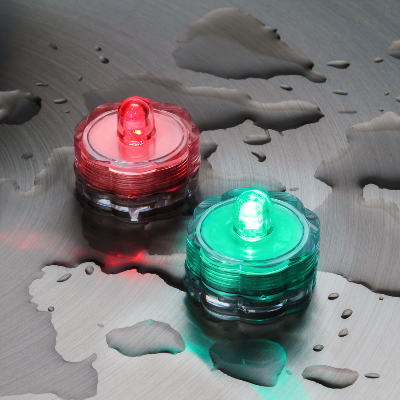 10 Bougies chauffe-plat submersibles, led RGB 10 10 Bougies chauffe-plat submersibles, led RGB 10