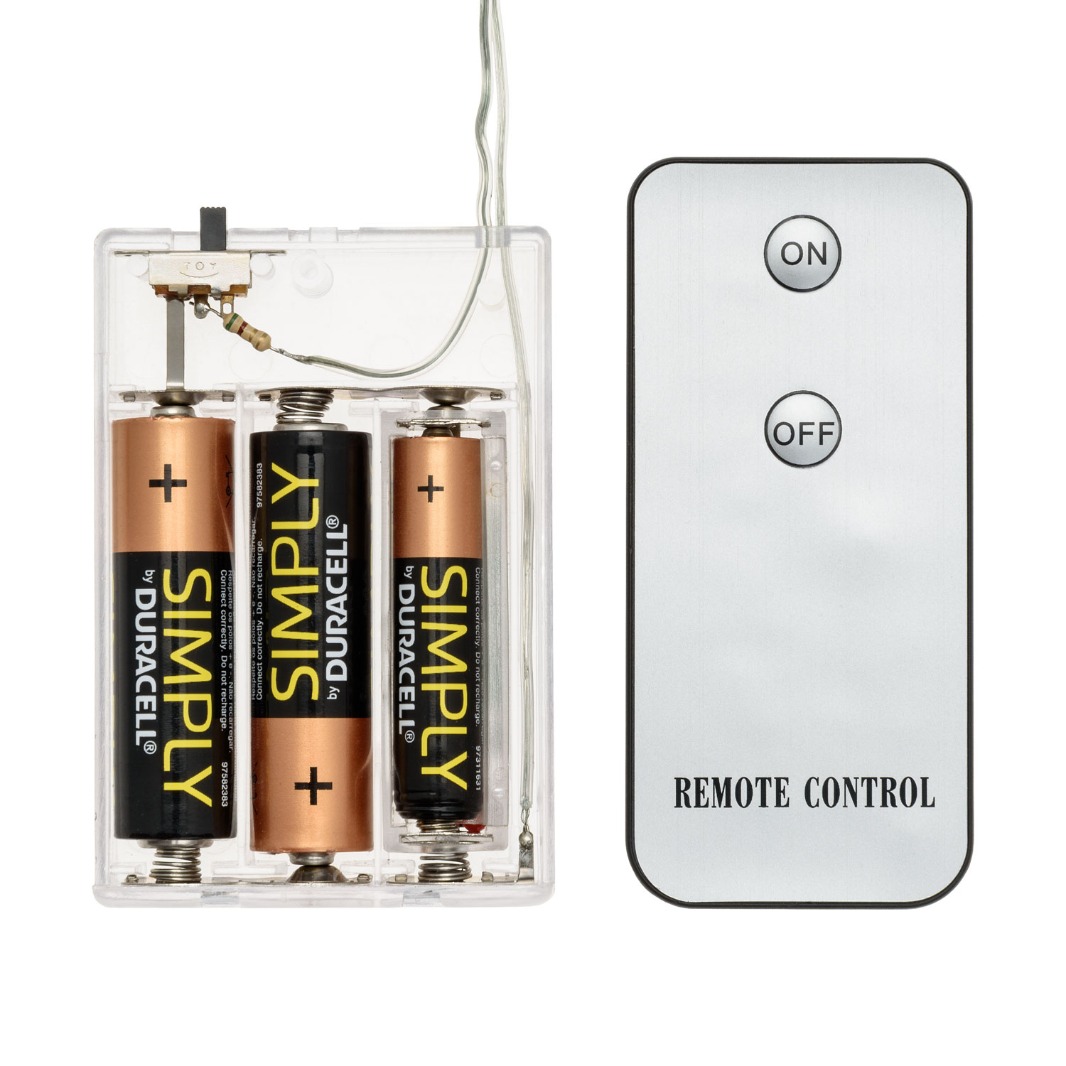 Télécommande optionnelle avec 2 receveurs pour articles avec porte-piles AA 3 Télécommande optionnelle avec 2 receveurs pour articles avec porte-piles AA 3