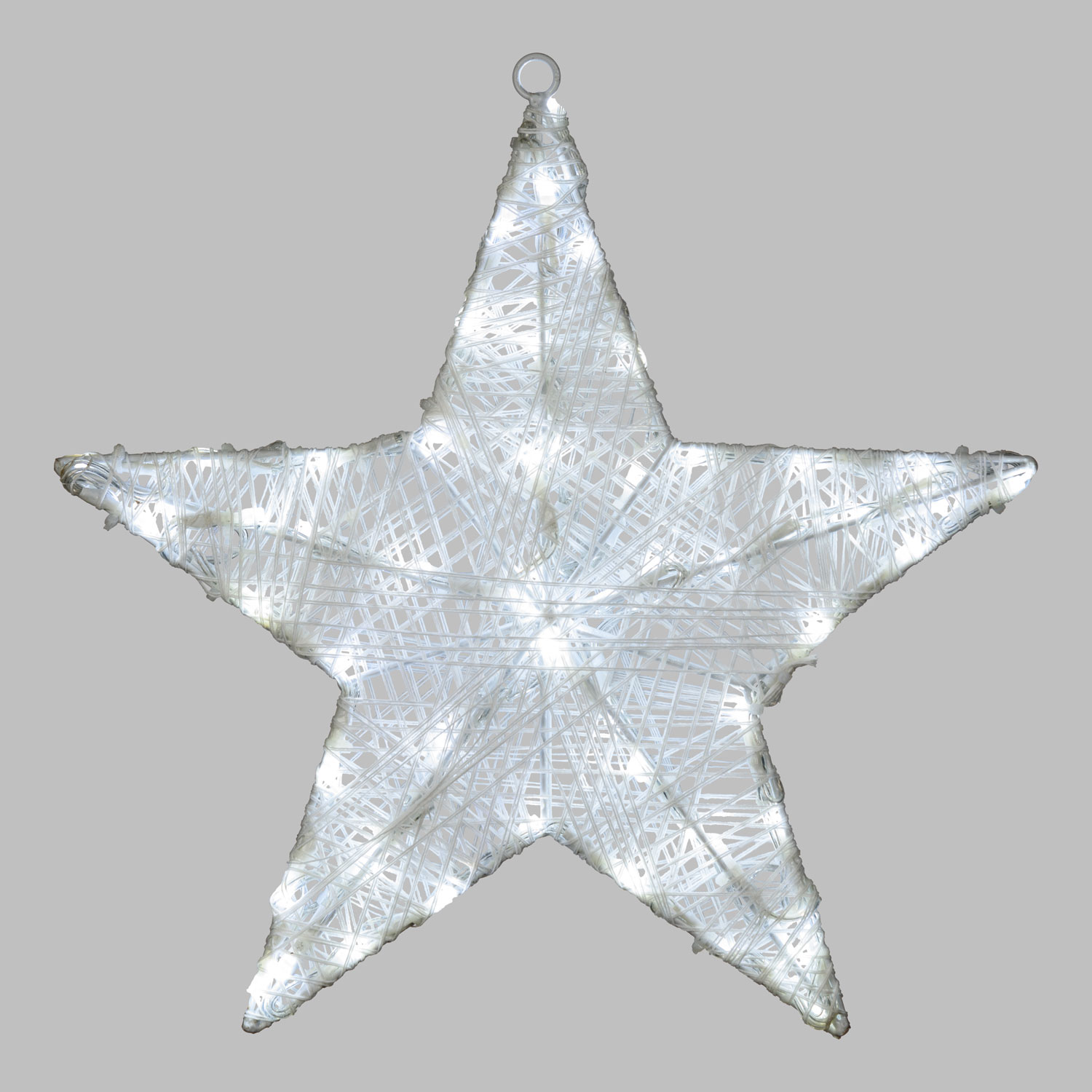 Weißer 3D-Stern Ø 35 cm, 60 Dual Color LED warmweiß und kaltweiß
 11 Weißer 3D-Stern Ø 35 cm, 60 Dual Color LED warmweiß und kaltweiß
 11