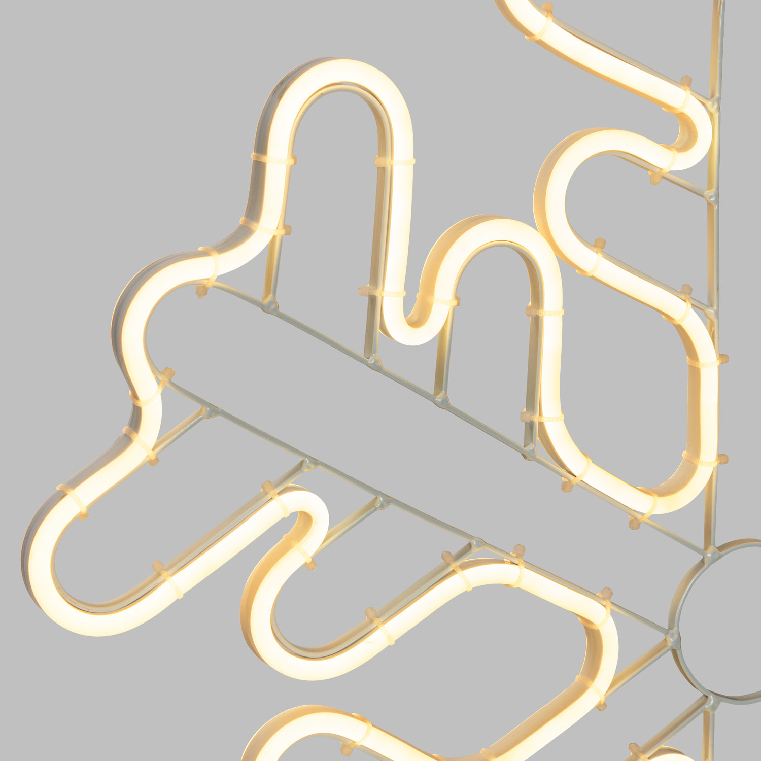 Flocon de Neige en tube Néon, 720 led blanc chaud 4 Flocon de Neige en tube Néon, 720 led blanc chaud 4