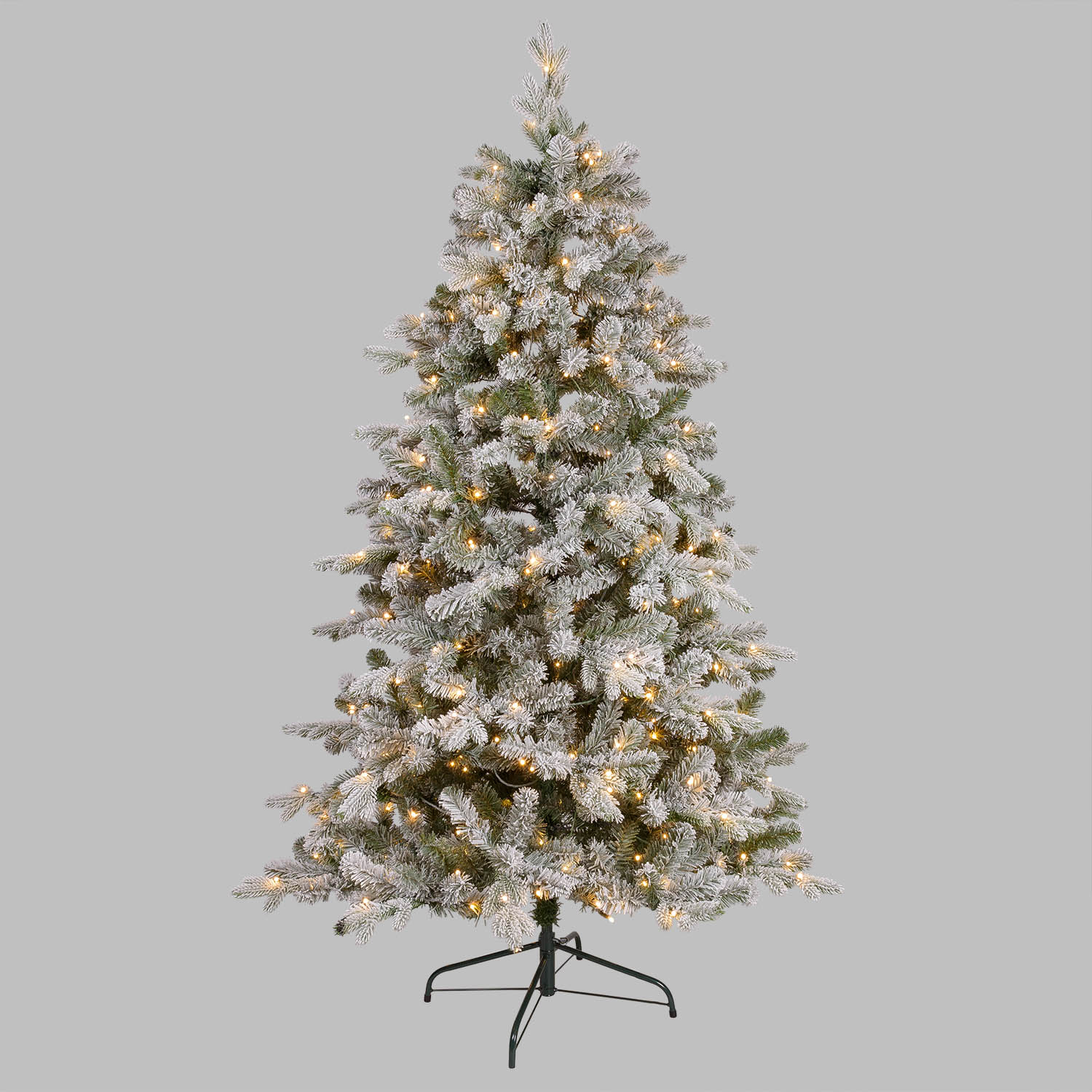 Albero Innevato in finto pino 180 cm, 360 led integrati bianco caldo Albero Innevato in finto pino 180 cm, 360 led integrati bianco caldo