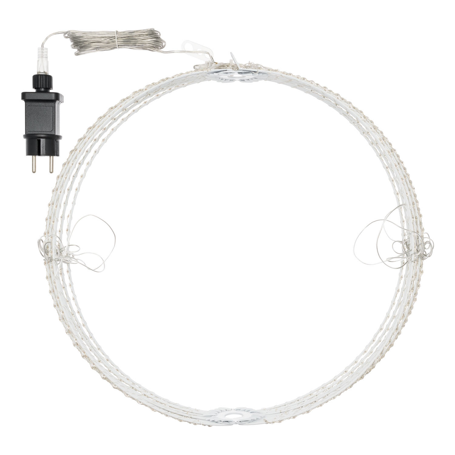 Esfera 3D plegable de metal blanco Ø 40 cm, microled RGB cambia color 3 Esfera 3D plegable de metal blanco Ø 40 cm, microled RGB cambia color 3