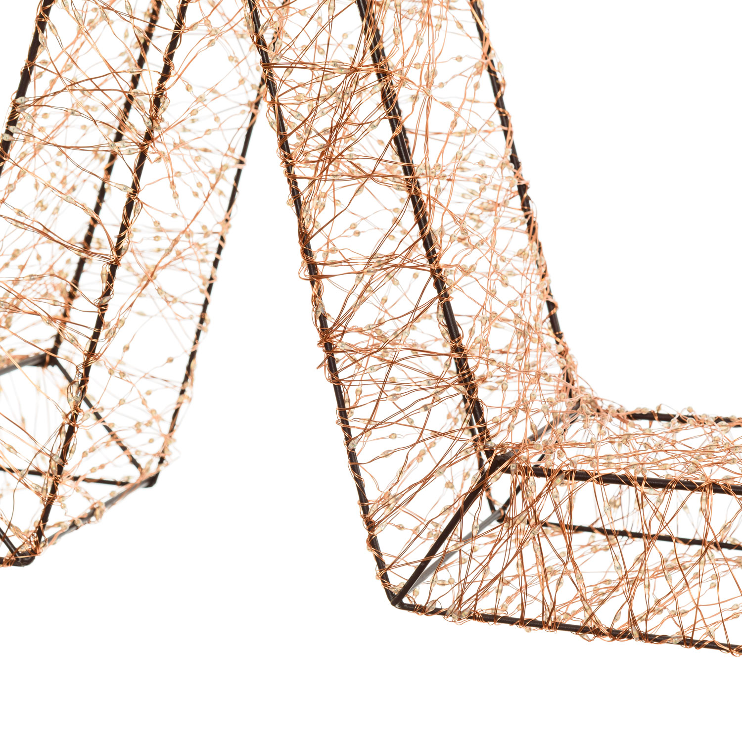 3D brauner Stern Ø 110 cm, 7000 RGB farbwechselnde Micro-LEDs, Innenbereich 4 3D brauner Stern Ø 110 cm, 7000 RGB farbwechselnde Micro-LEDs, Innenbereich 4