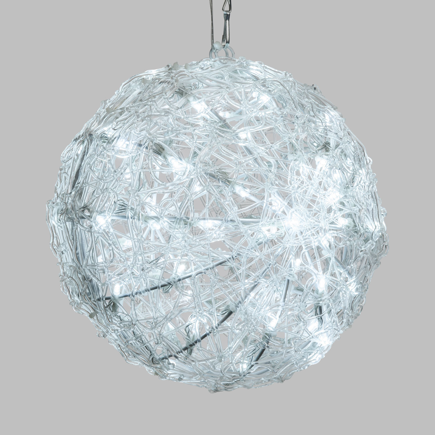 Sphère acrylique transparente, Ø 26 cm, LED blanc froid 6 Sphère acrylique transparente, Ø 26 cm, LED blanc froid 6