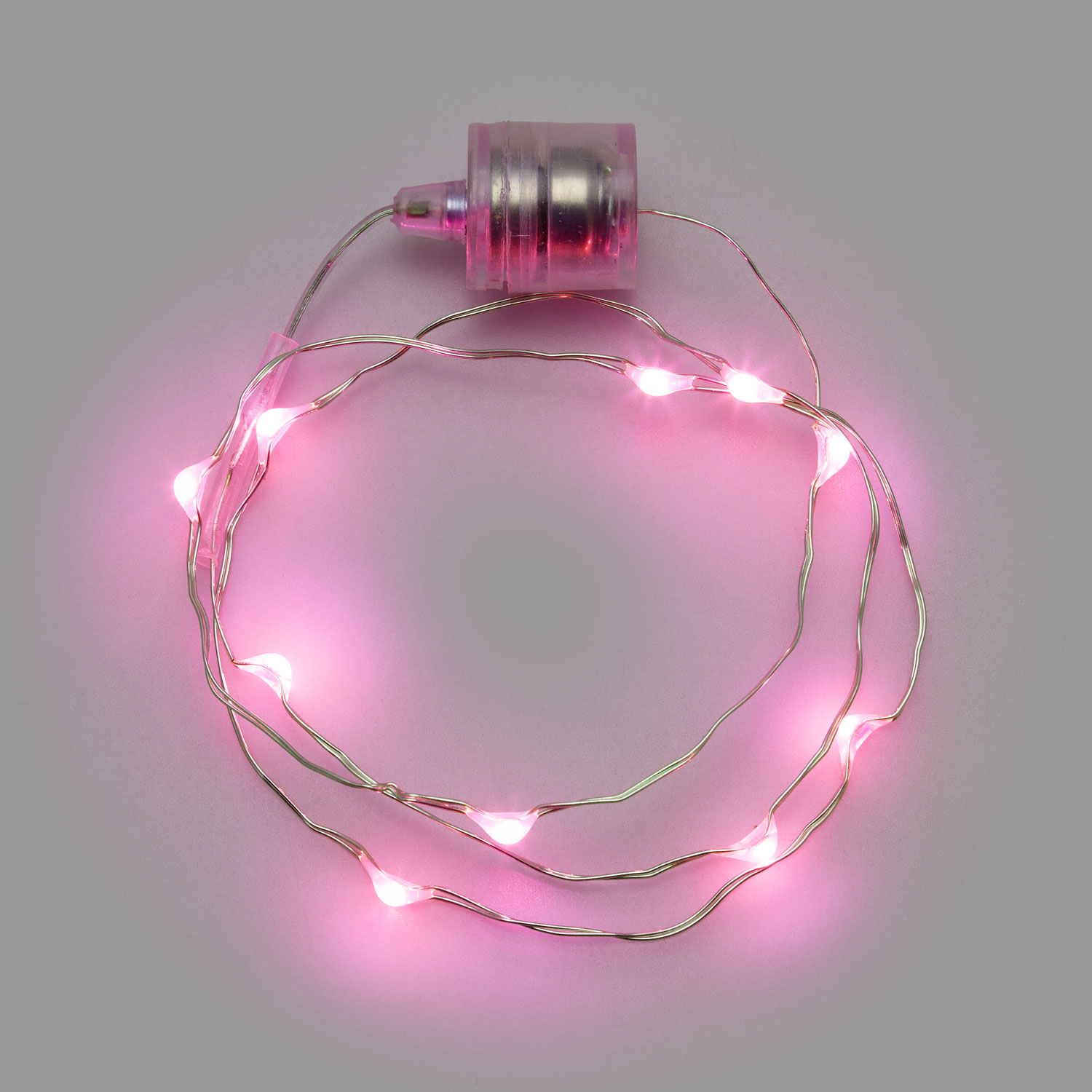 Collier Brilly avec 10 gouttes lumineuses, led rose Collier Brilly avec 10 gouttes lumineuses, led rose