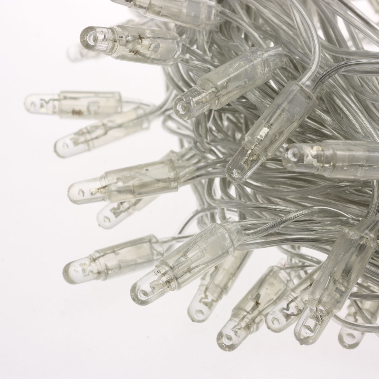 Lichtervorhang 1 x h 2 m, 96 Maxi LEDs kaltweiß, transparentes Kabel, erweiterbar 4 Lichtervorhang 1 x h 2 m, 96 Maxi LEDs kaltweiß, transparentes Kabel, erweiterbar 4