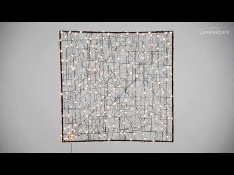 Panneau marron, 50 cm, microled blanc chaud 2 Panneau marron, 50 cm, microled blanc chaud 2