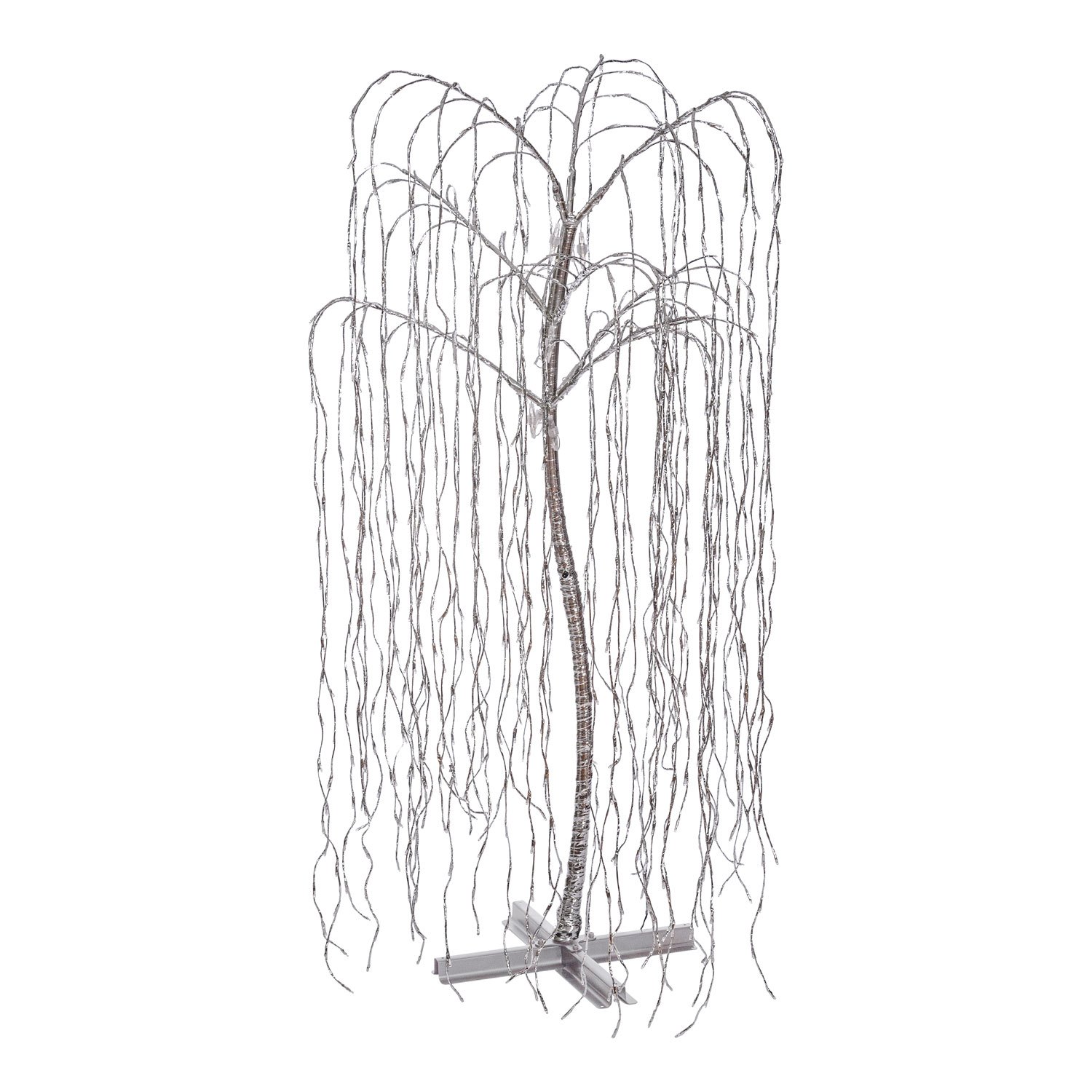 2m Silver Willow Tree Lights, 1024 Warm White LEDs 2 2m Silver Willow Tree Lights, 1024 Warm White LEDs 2