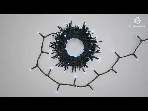 Lichterkette mit USB-POWERBANK 10 m, 200 MiniLEDs kaltweiß 2 Lichterkette mit USB-POWERBANK 10 m, 200 MiniLEDs kaltweiß 2
