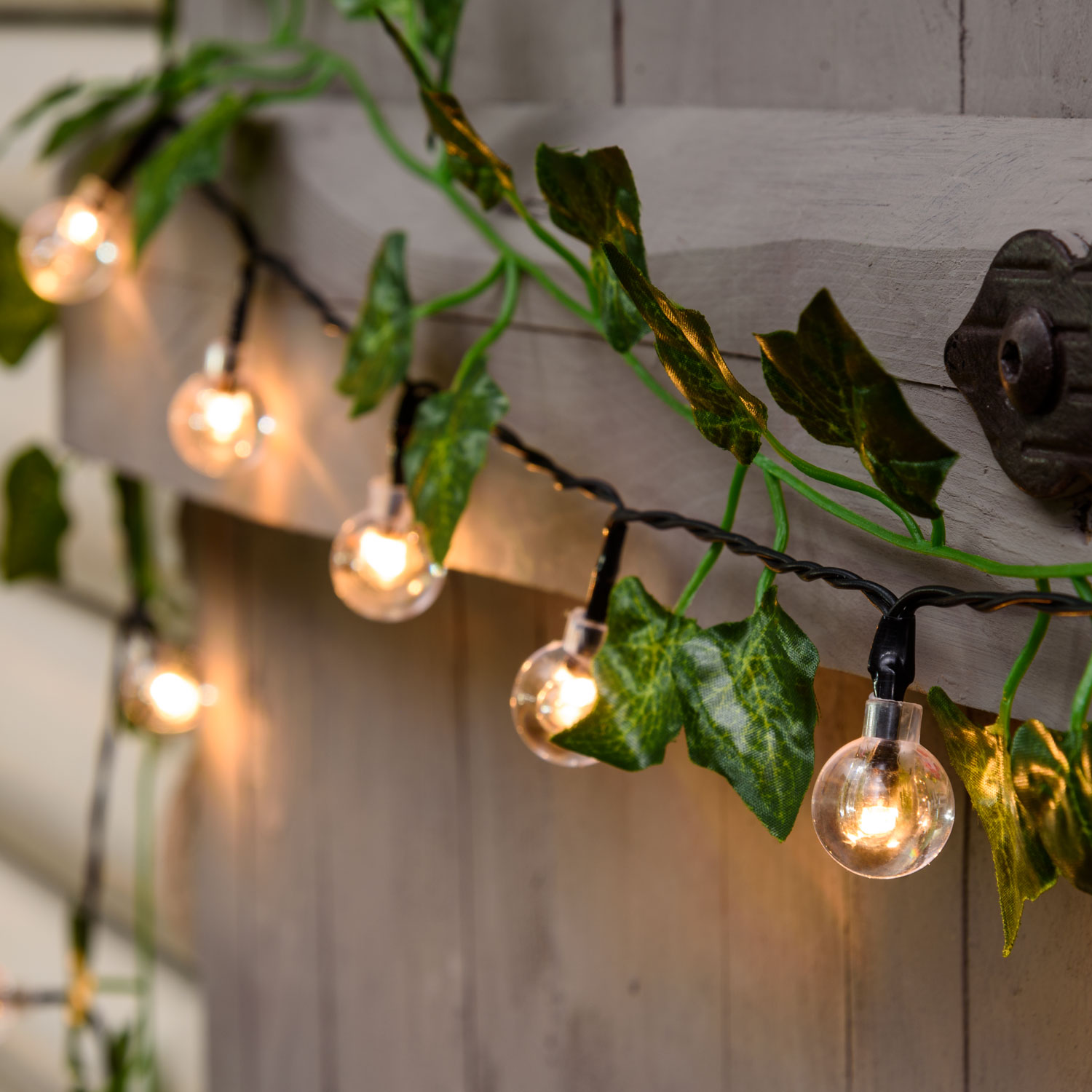 5 m Solar string, 50 clear spheres Ø 20 mm, warm white led 12 5 m Solar string, 50 clear spheres Ø 20 mm, warm white led 12