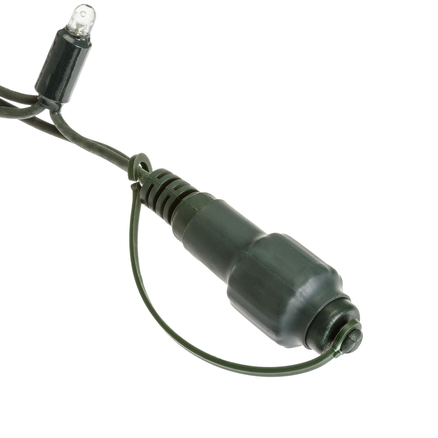 Catena 20 m, 200 maxiled bianco caldo SOFT, cavo verde, prolungabile, IP67 5