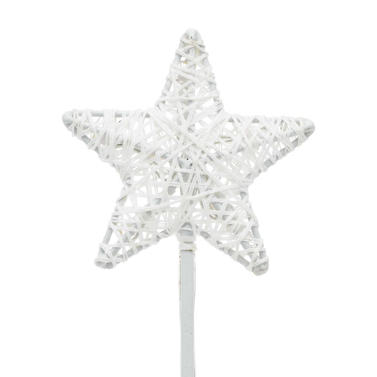 Lot de 6 Étoiles 3D Ø 10 cm avec piquet, 36 aux deux couleurs LED blanc chaud et froid 10 Lot de 6 Étoiles 3D Ø 10 cm avec piquet, 36 aux deux couleurs LED blanc chaud et froid 10