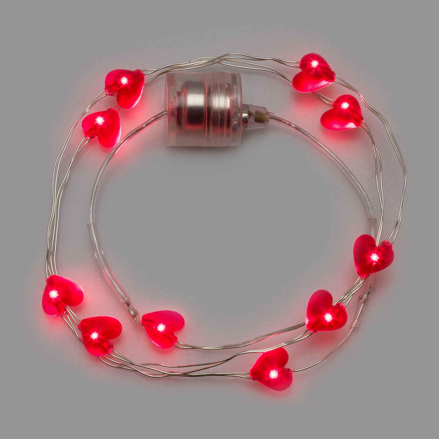 Collar Led corazones rojos 1 Collar Led corazones rojos 1