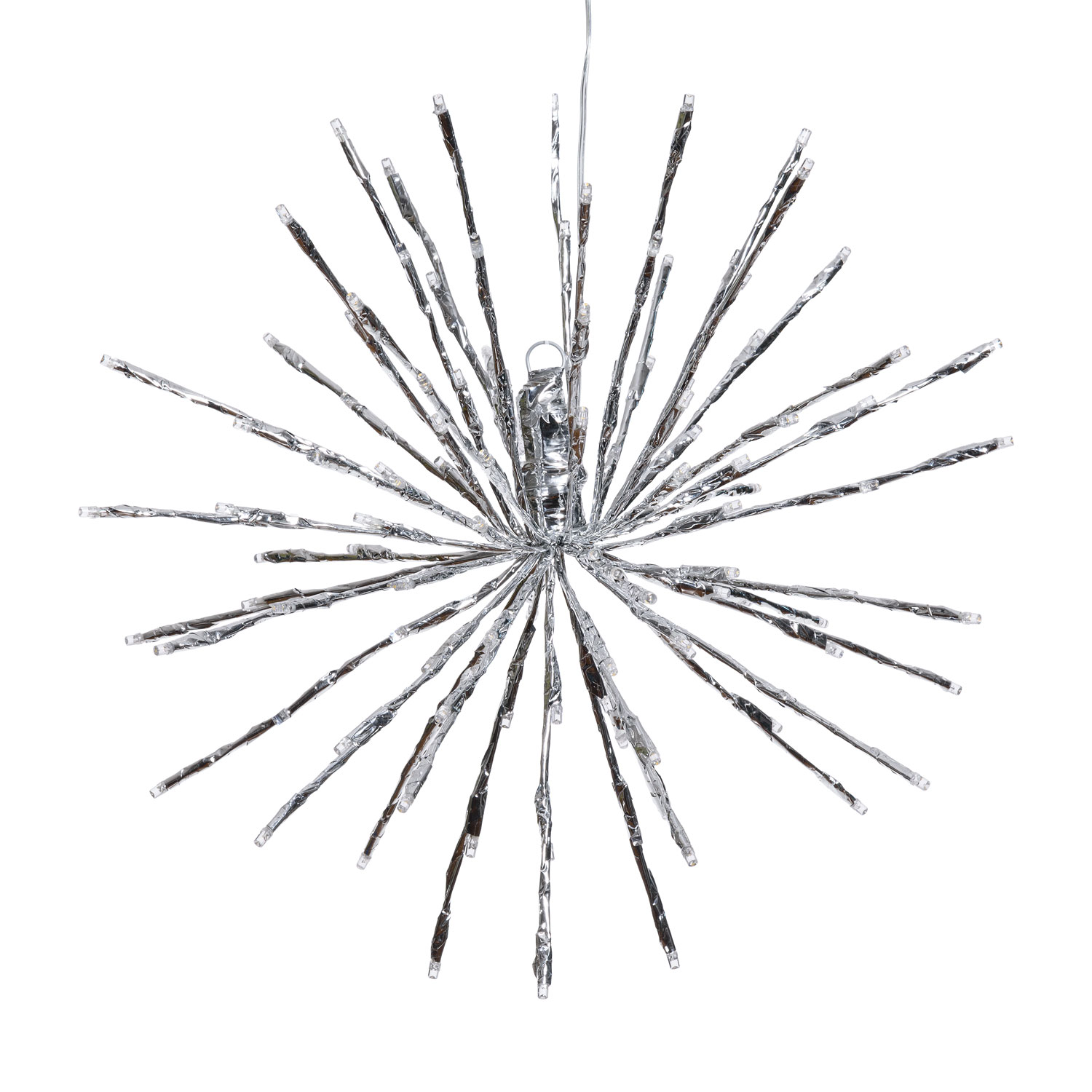 40cm Silver Twigball Branch Lights, 120 Warm White LEDs 4 40cm Silver Twigball Branch Lights, 120 Warm White LEDs 4