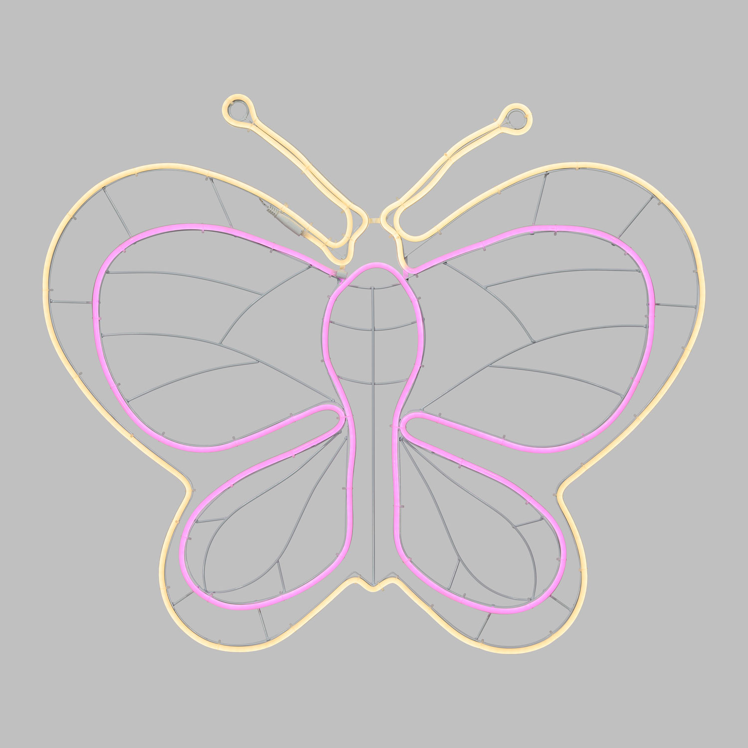 Butterfly Neon Lights SMD, h. 82 cm, Warm White and Pink Leds 2 Butterfly Neon Lights SMD, h. 82 cm, Warm White and Pink Leds 2