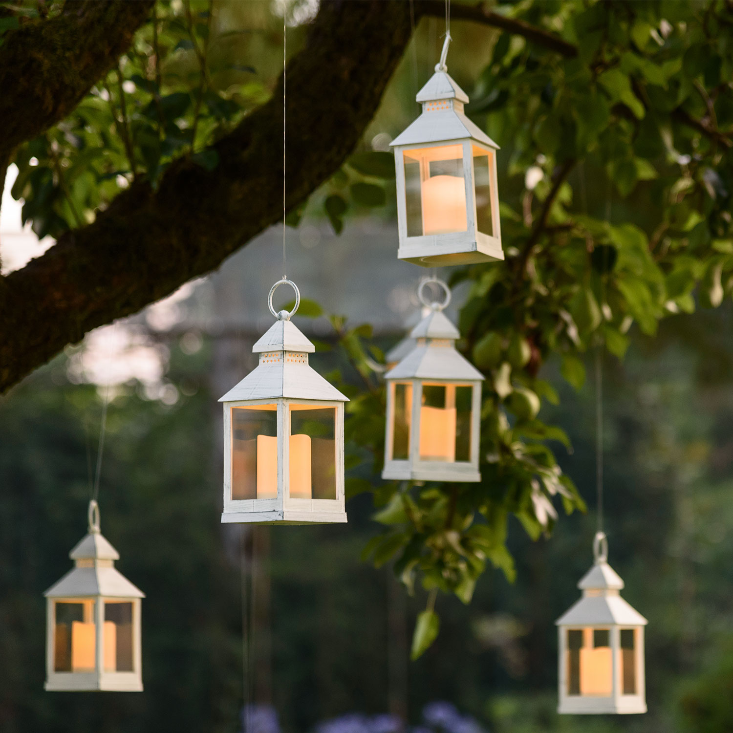 Farol Vintage con vela Led h. 24 cm 10 Farol Vintage con vela Led h. 24 cm 10