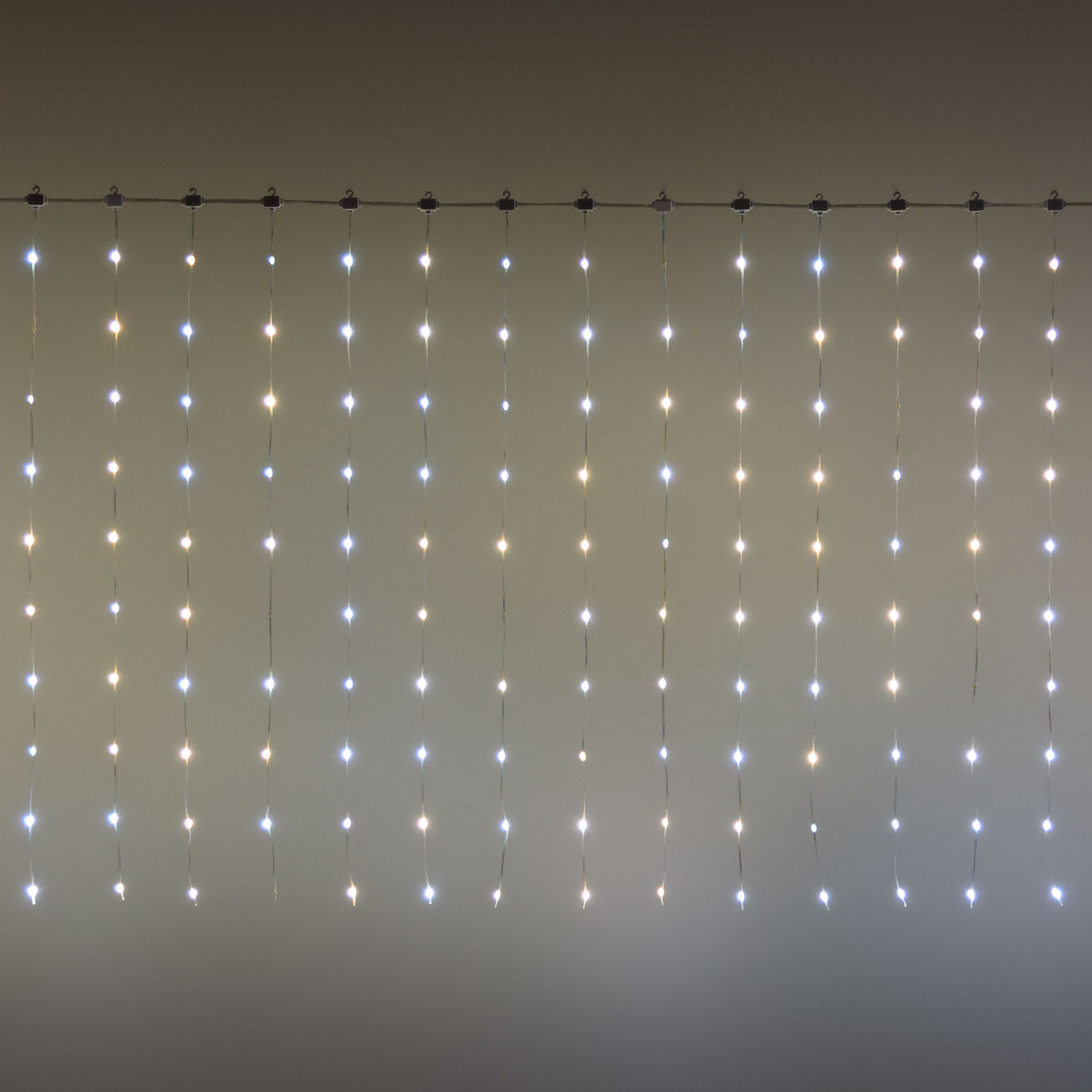 Lichtervorhang 3 x h 1 m, 300 Lichtperlen, Pixel LEDs warm- und kaltweiß farbwechselnd 8 Lichtervorhang 3 x h 1 m, 300 Lichtperlen, Pixel LEDs warm- und kaltweiß farbwechselnd 8
