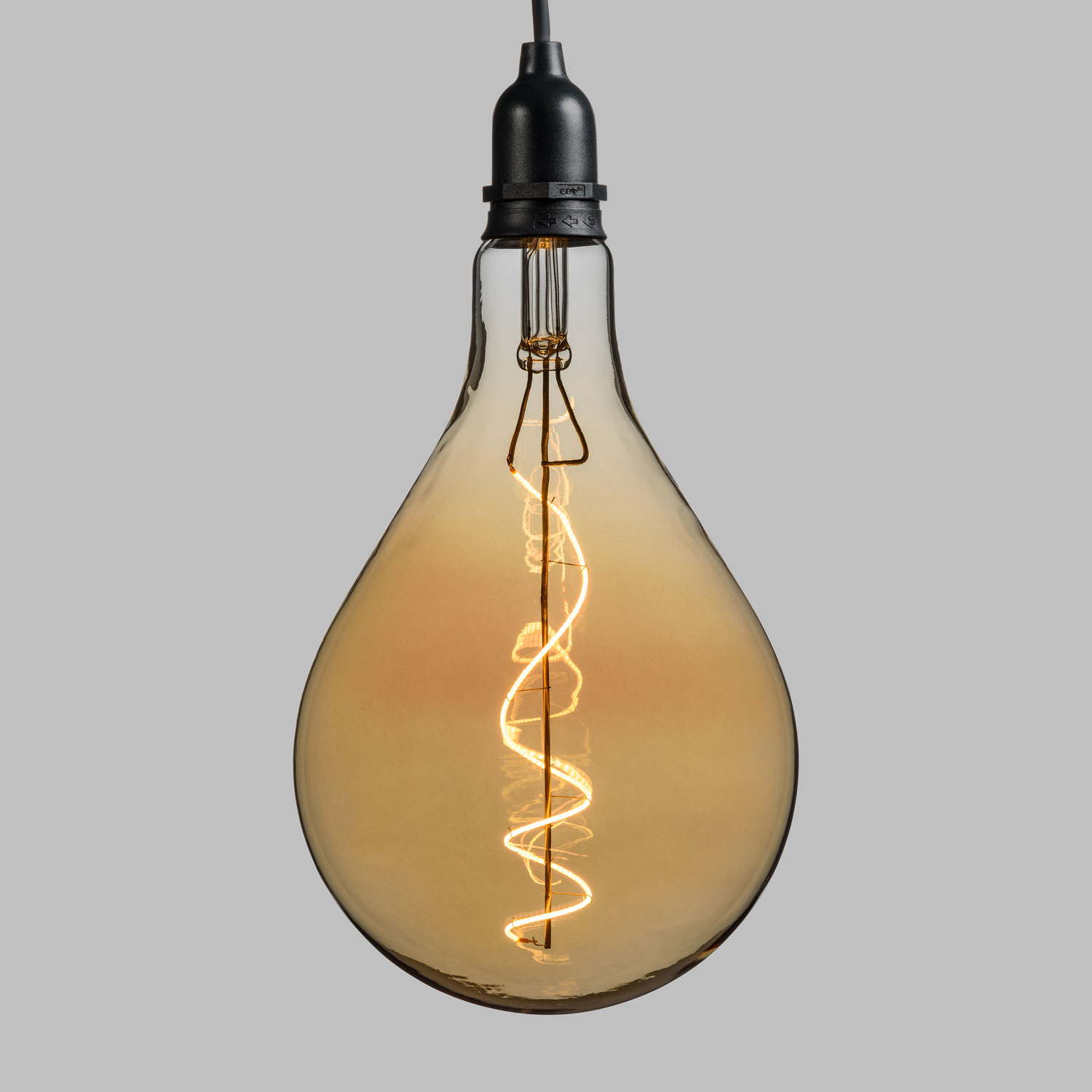 Hängende LED-Birne Ø 160 mm, warmweiß