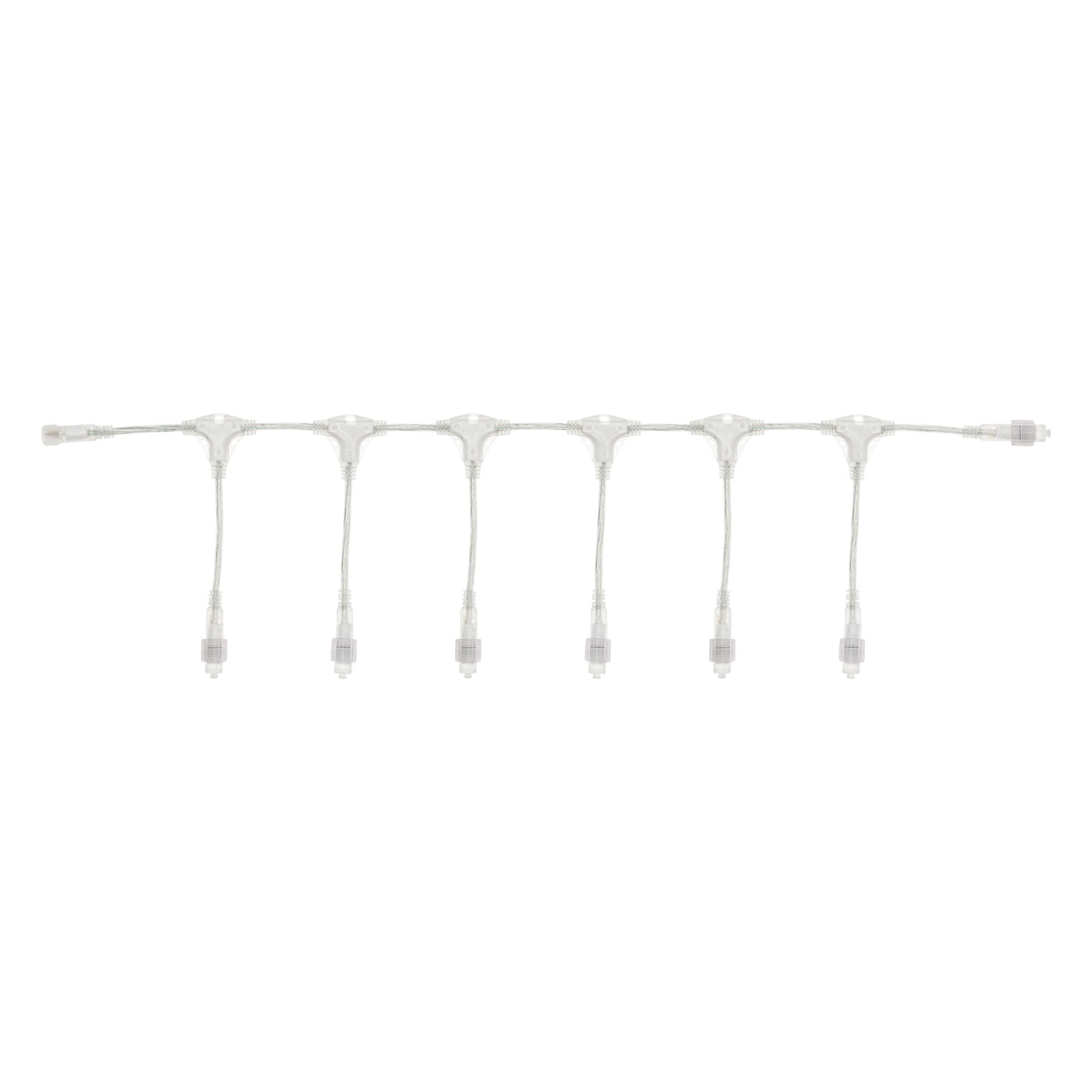 PL24V Multiverbinder 7 Ausgänge, transparentes Kabel PL24V Multiverbinder 7 Ausgänge, transparentes Kabel