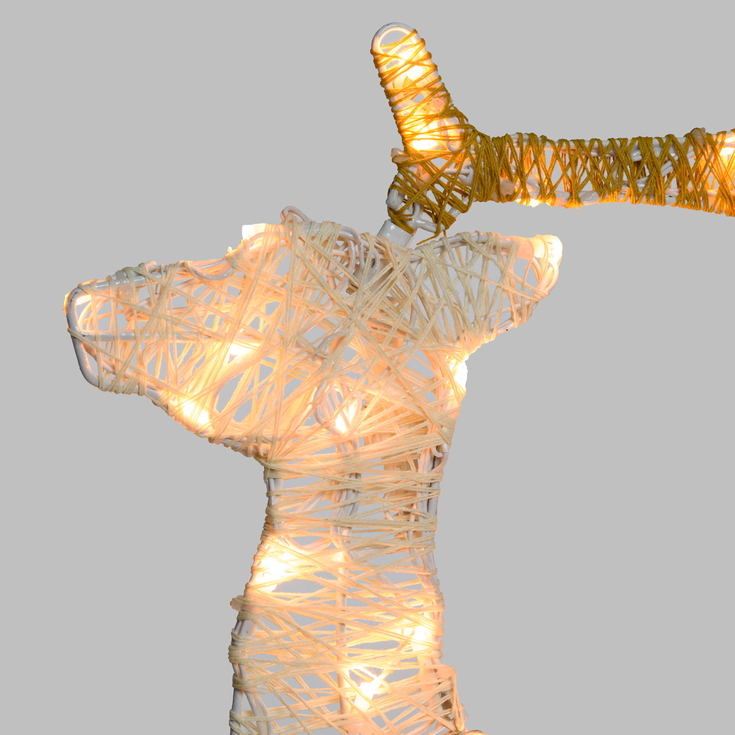 Renne 2D Light Crème et marron h. 67 cm, led blanc chaud traditionnel 2 Renne 2D Light Crème et marron h. 67 cm, led blanc chaud traditionnel 2