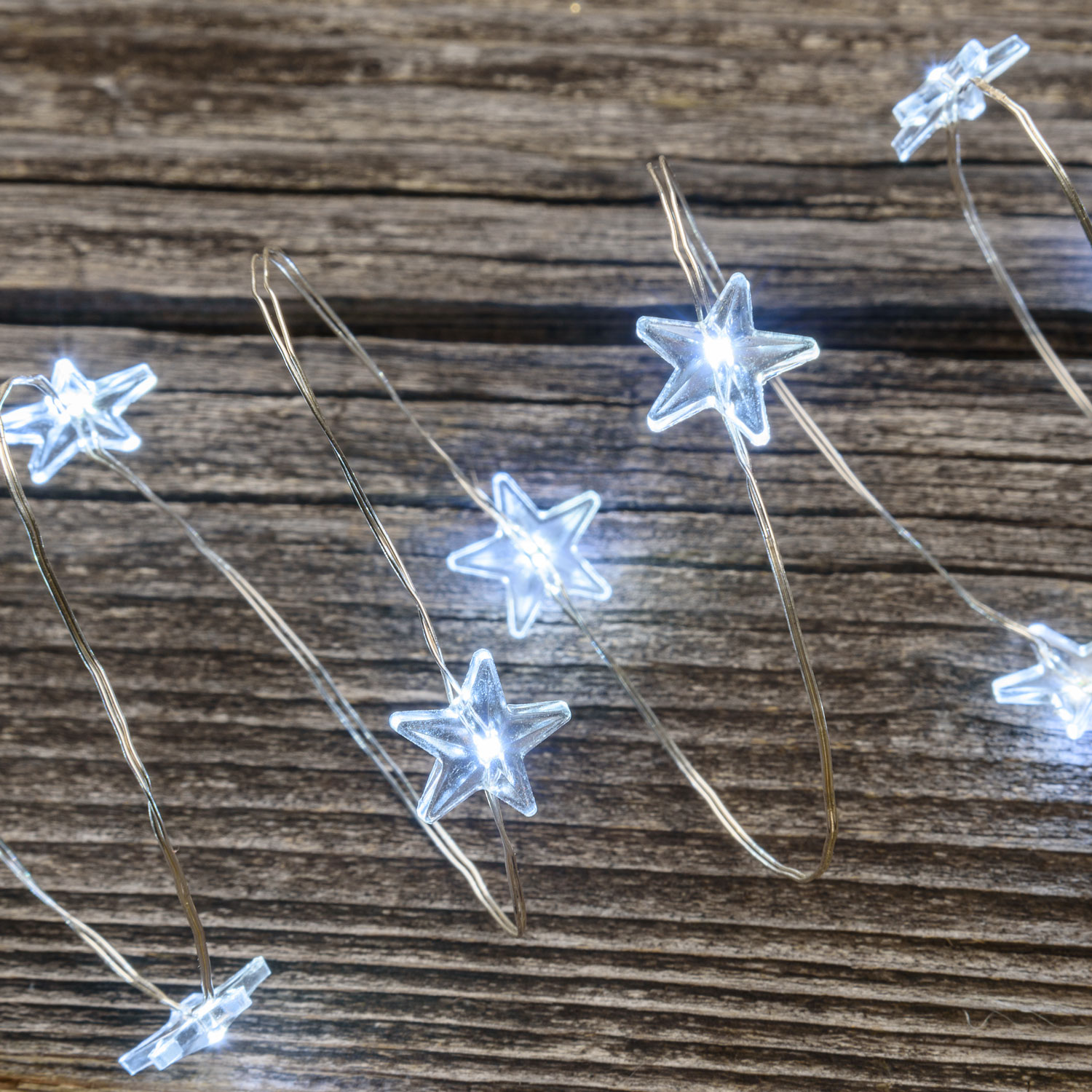 Guirnalda Led estrellas blancas 1,9m 5 Guirnalda Led estrellas blancas 1,9m 5