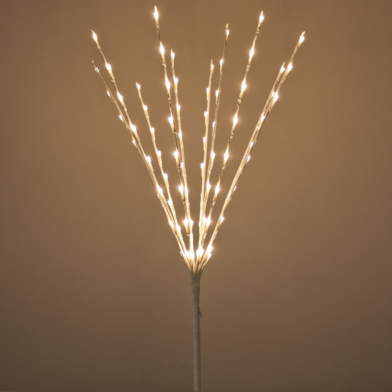 Branche blanche, h. 75 cm, led blanc chaud 10 Branche blanche, h. 75 cm, led blanc chaud 10