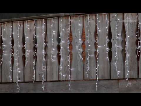 Stalattite effetto Nevicata, 480 led bianco freddo 2 Stalattite effetto Nevicata, 480 led bianco freddo 2