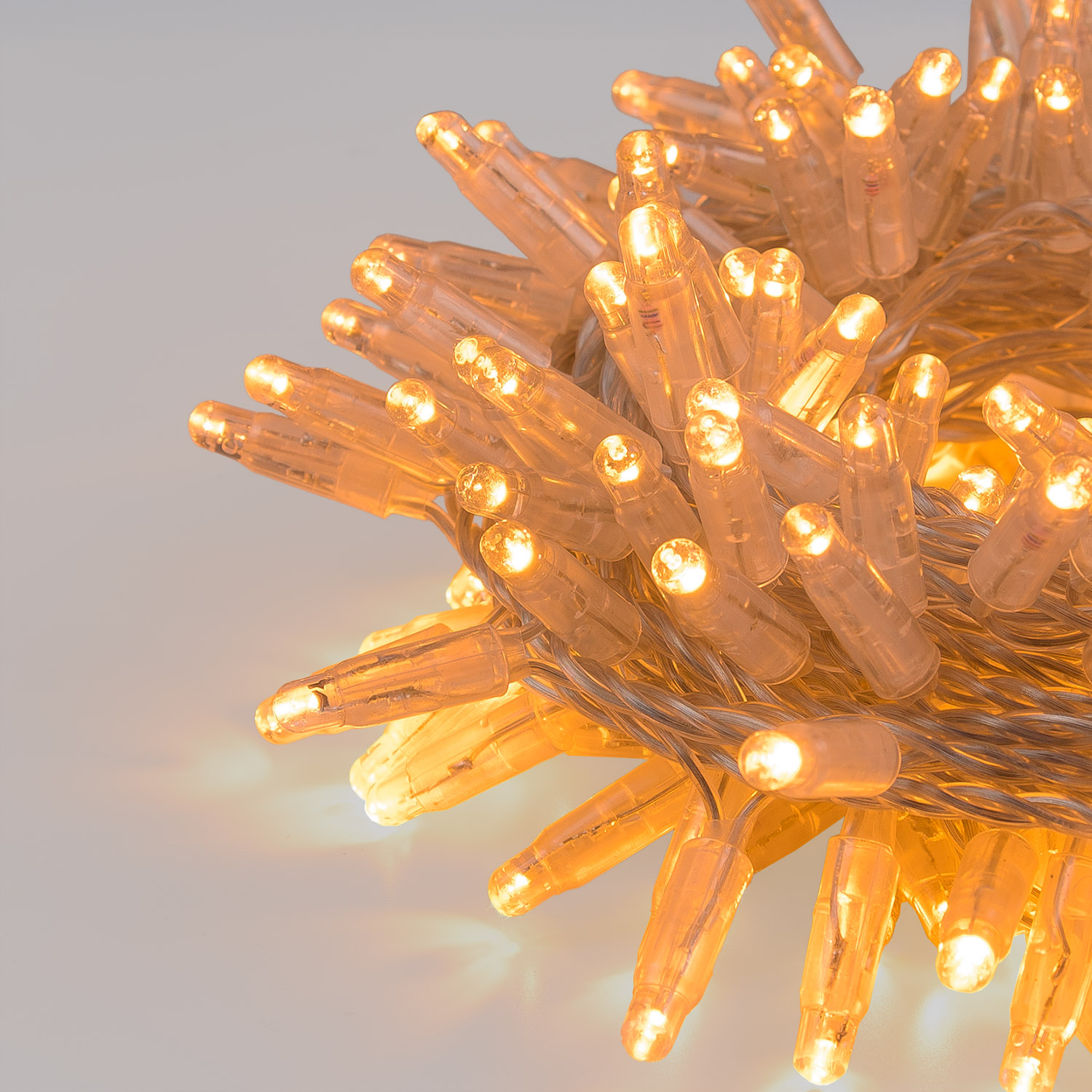 12 m Warm White Connect ProLine 36V String Lights, 240 maxiLEDs, transparent cable, connectable 2