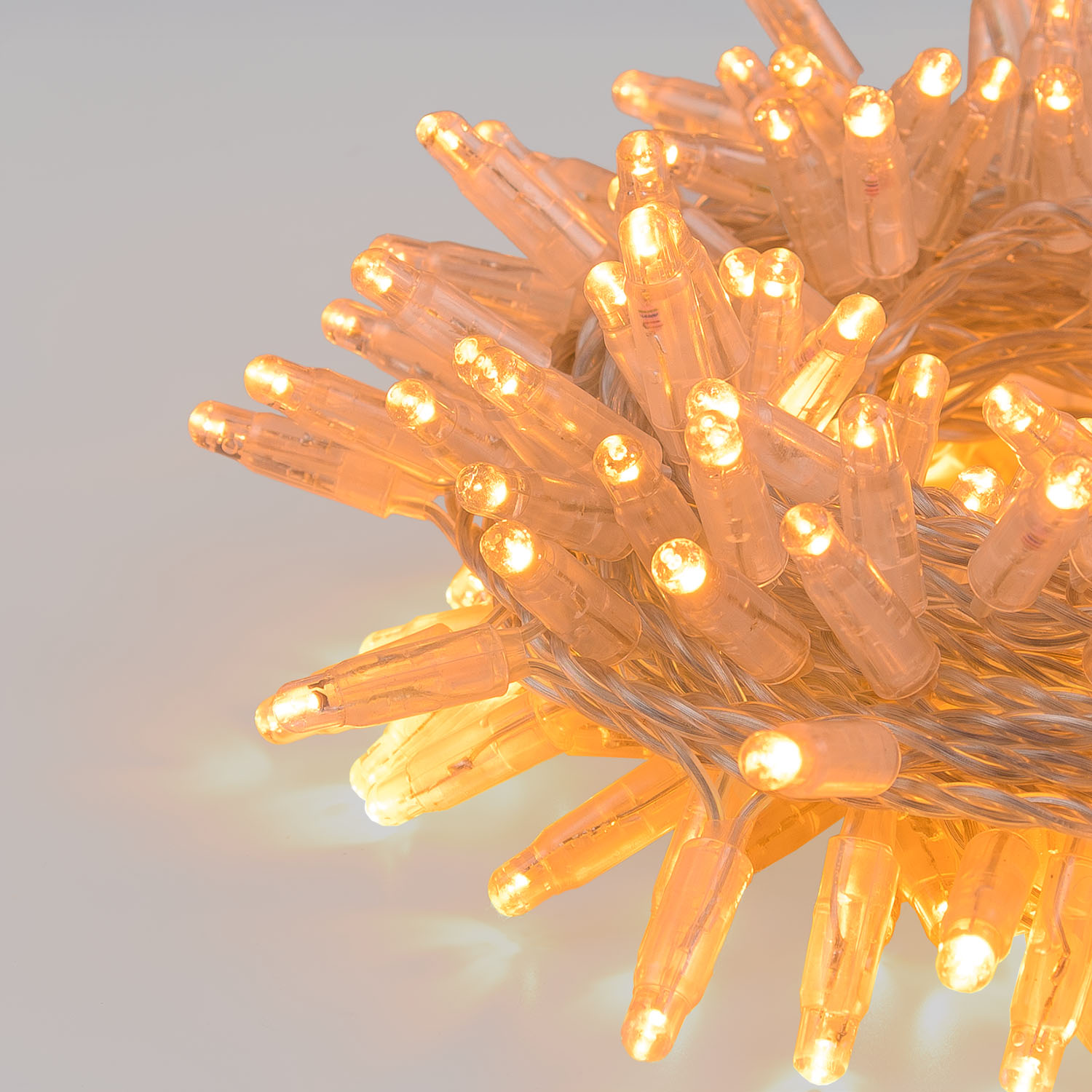 Cluster Lichterkette Connect ProLine 36V, 2,5 m, 120 Maxiled warmweiß, transparentes Kabel, verlängerbar 4