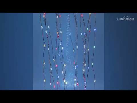 3 m Cascade of Lights, 16 strings, 960 MicroLEDs RGB multiflash 2 3 m Cascade of Lights, 16 strings, 960 MicroLEDs RGB multiflash 2
