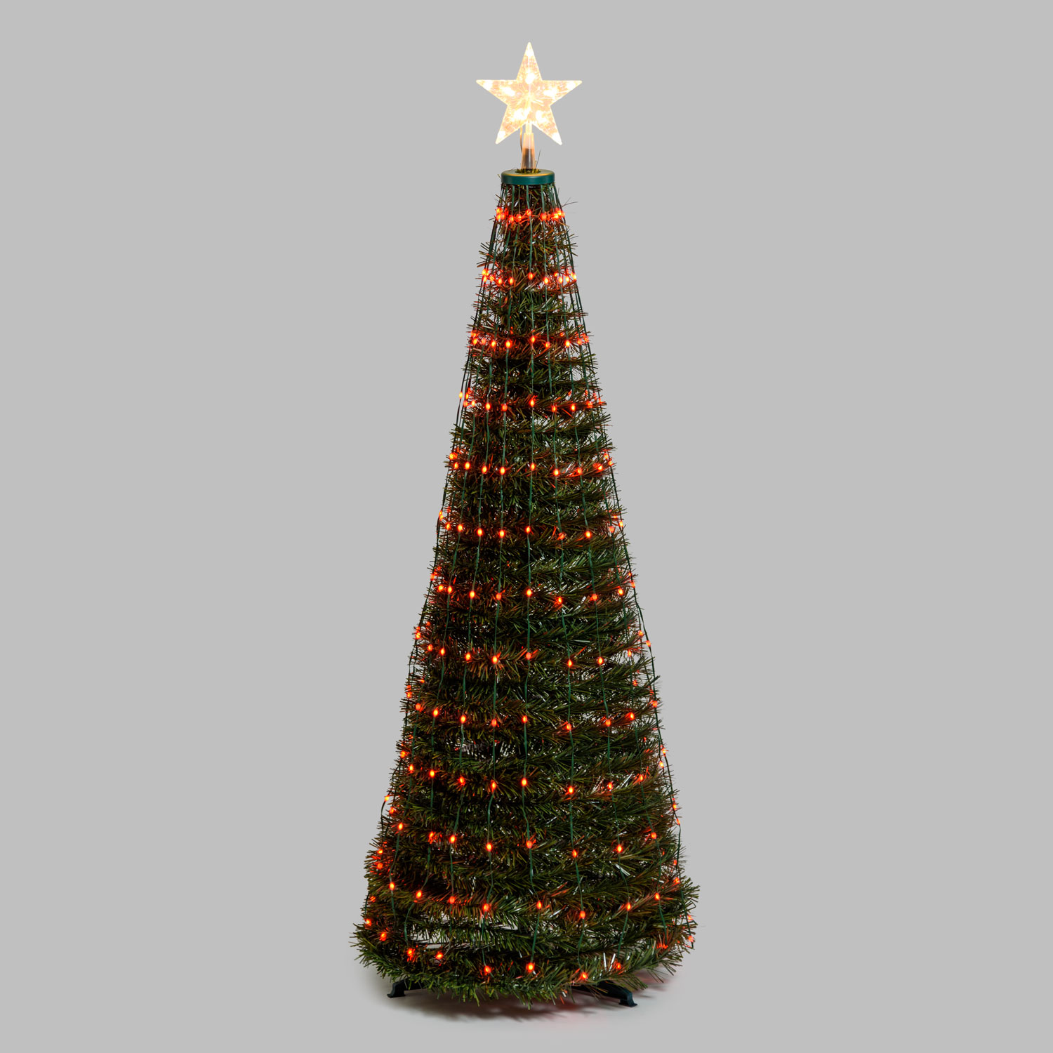Faltbarer Baum aus künstlichem Kiefer, h. 150 cm, 234 RGB LED Lichterperlen 12 Faltbarer Baum aus künstlichem Kiefer, h. 150 cm, 234 RGB LED Lichterperlen 12