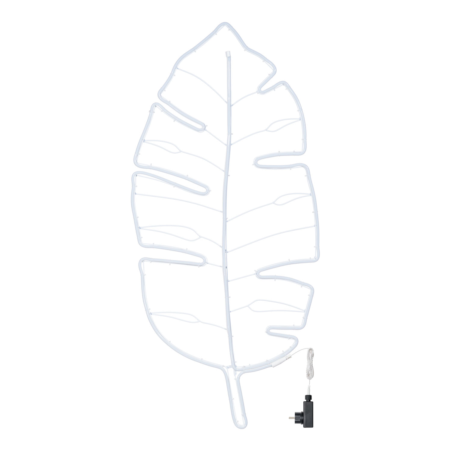 Lampe Feuille tropicale en tube lumineux effet néon, 114 cm, 528 led vert 3 Lampe Feuille tropicale en tube lumineux effet néon, 114 cm, 528 led vert 3