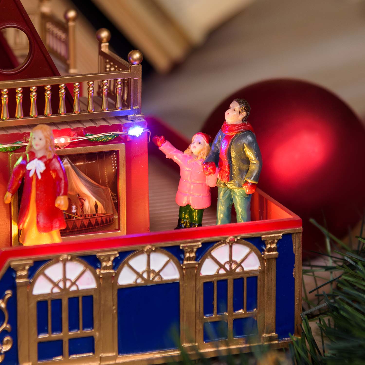 Rotating Ferris Wheel Village, h 48 cm, a Christmas melody 10 Rotating Ferris Wheel Village, h 48 cm, a Christmas melody 10