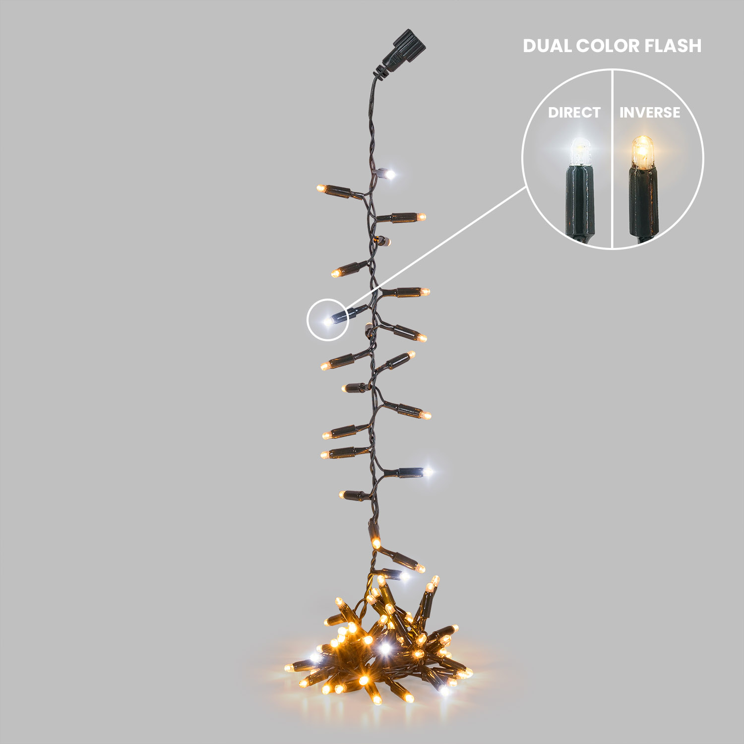 1,4 m Connect ProLine 36V Cluster Pendant, 70 warm white maxiled, green cable