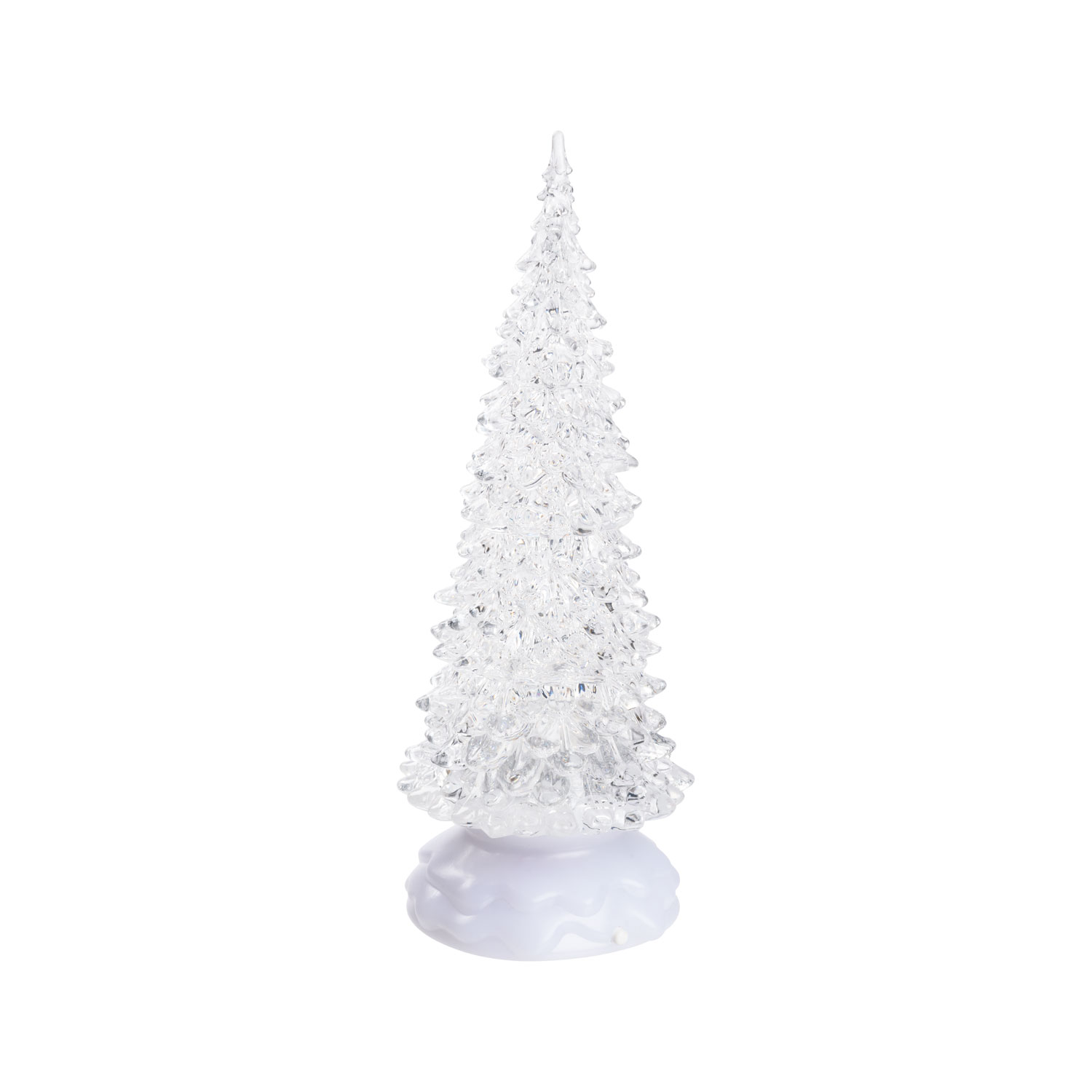 Sapin de Noël Acrylique effet Glaçé, led blanc chaud 8 Sapin de Noël Acrylique effet Glaçé, led blanc chaud 8