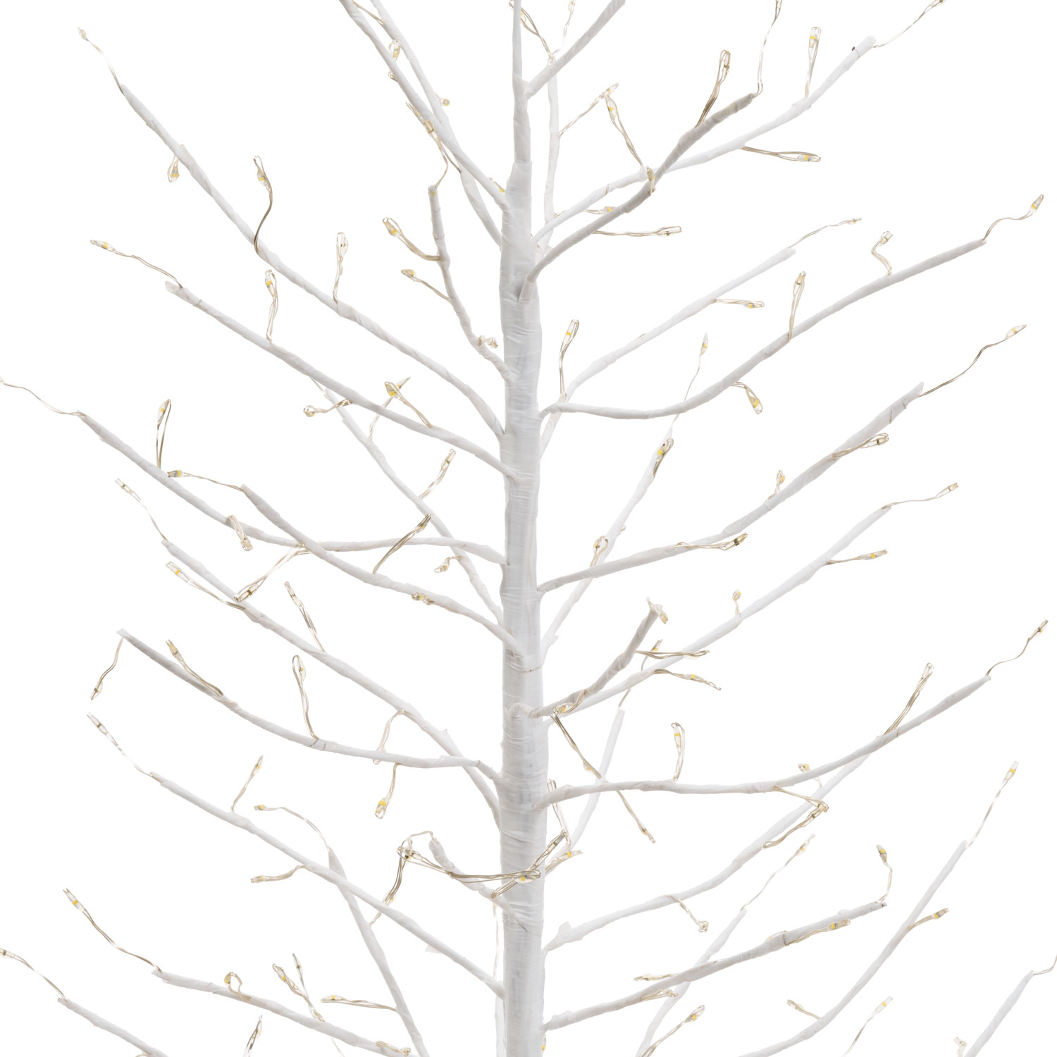 Lindenzweig-Baum weiß, Höhe 0,6 m, 160 warmweiße Mikro-LEDs, Innenbereich 6 Lindenzweig-Baum weiß, Höhe 0,6 m, 160 warmweiße Mikro-LEDs, Innenbereich 6