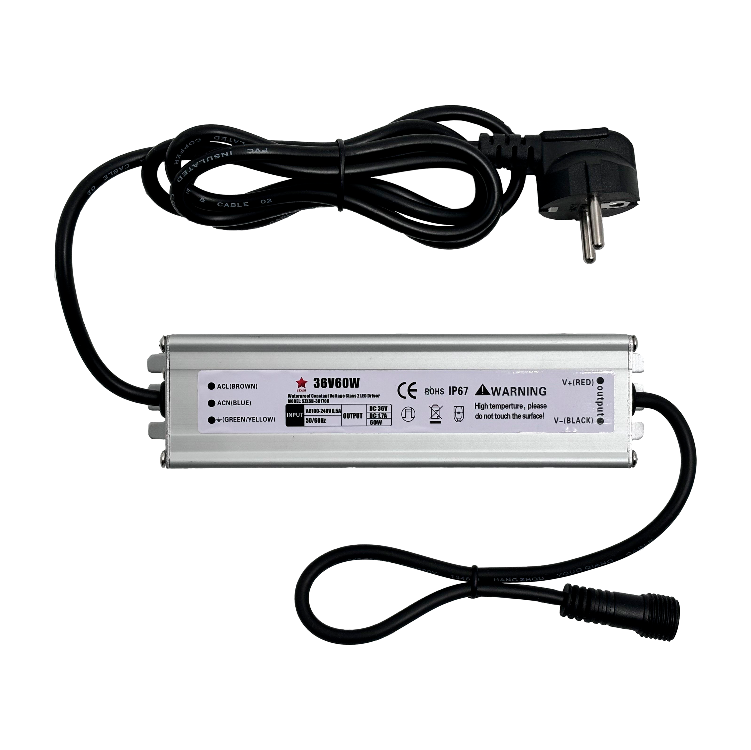 Transformer for decorative lights, 36 Volt, DC, Max 60 watt Transformer for decorative lights, 36 Volt, DC, Max 60 watt