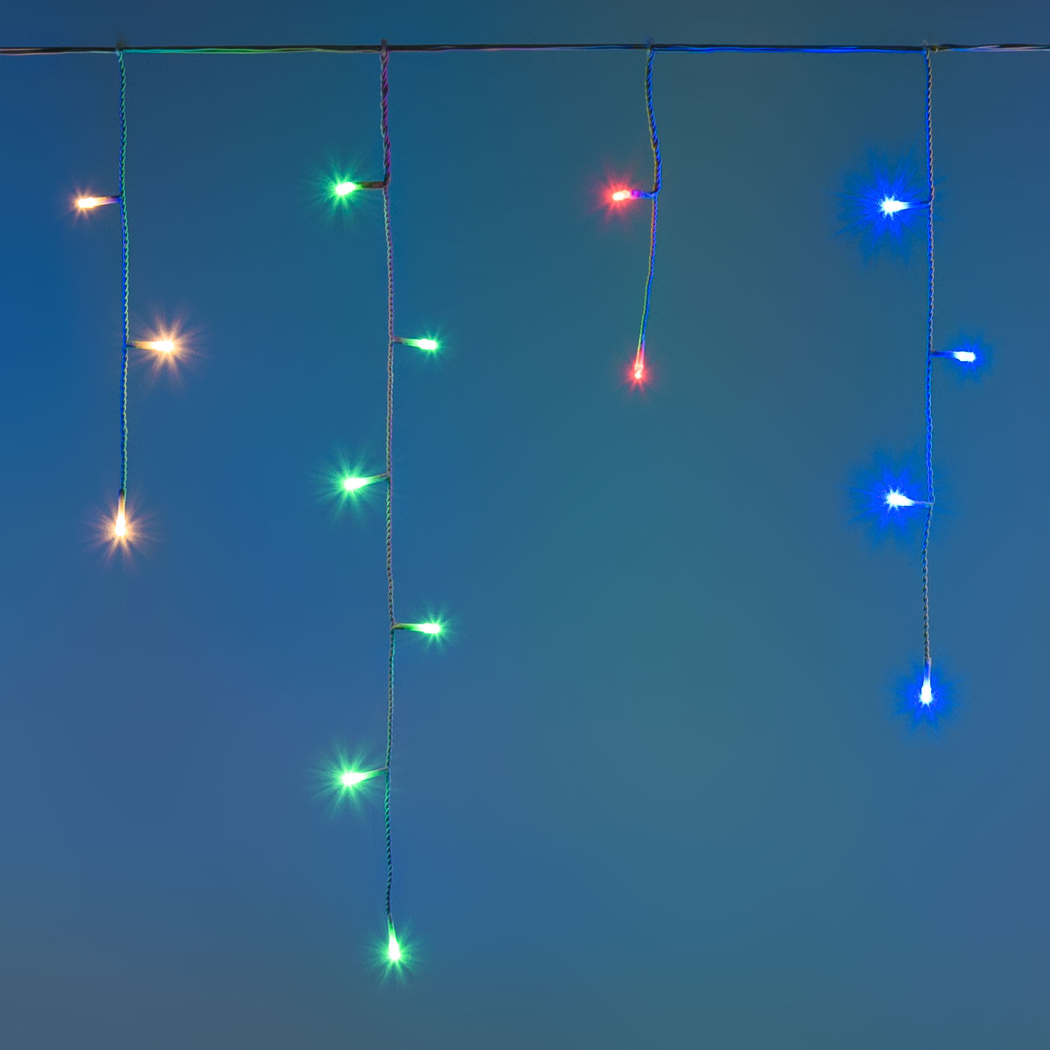 Eisregen Lichterkette, 7,68 x h 0,6 m, 180 LEDs multicolor 3 Eisregen Lichterkette, 7,68 x h 0,6 m, 180 LEDs multicolor 3