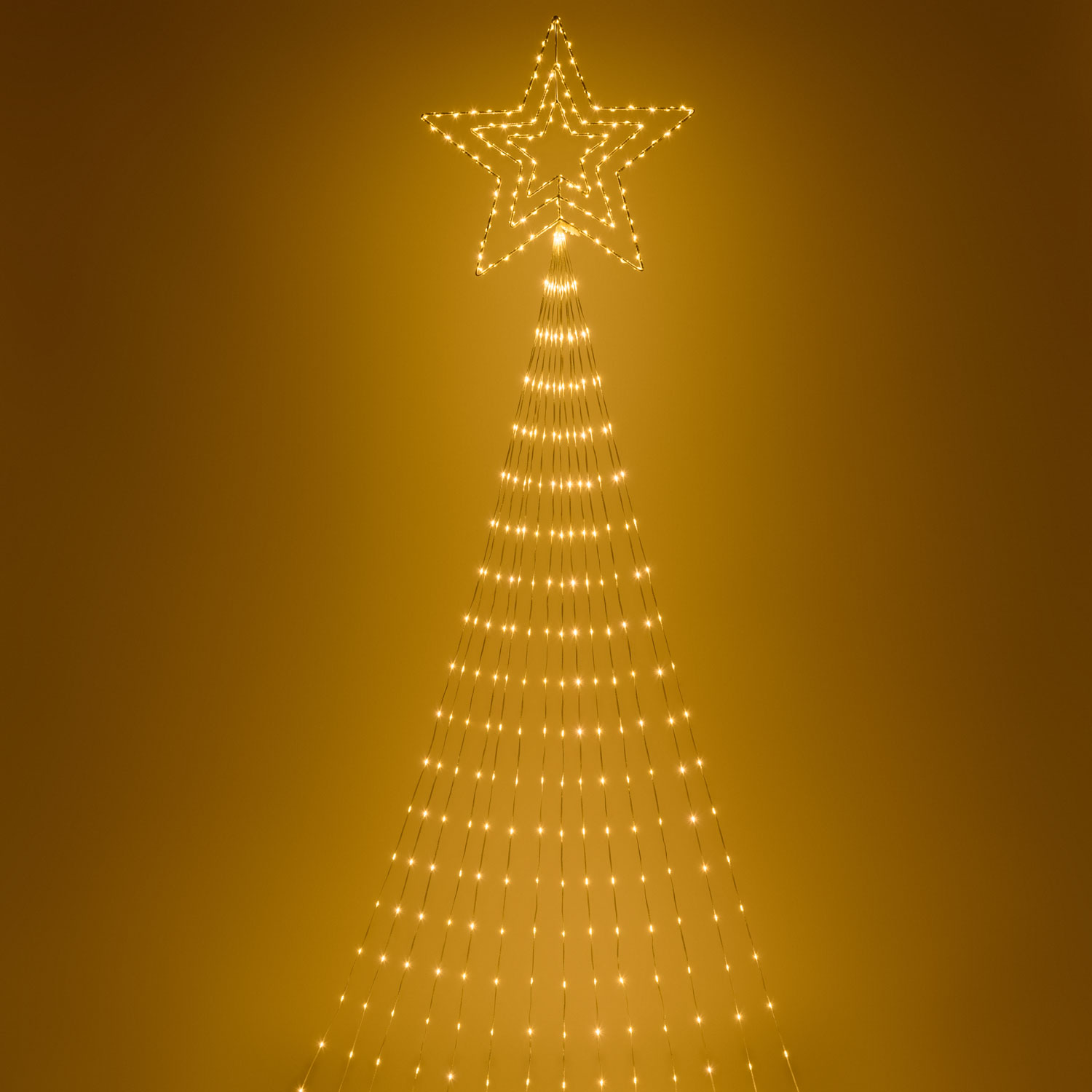 h 5m Magic Tree Comet Star, 830 Warm White Light Drops, Clear Cable h 5m Magic Tree Comet Star, 830 Warm White Light Drops, Clear Cable