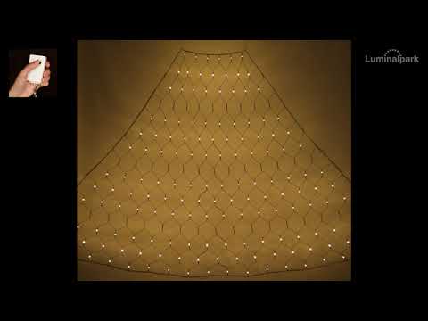 Filet lumineux pour arbre de Noël 3,8 x h. 2 m, LED blanc chaud 2 Filet lumineux pour arbre de Noël 3,8 x h. 2 m, LED blanc chaud 2
