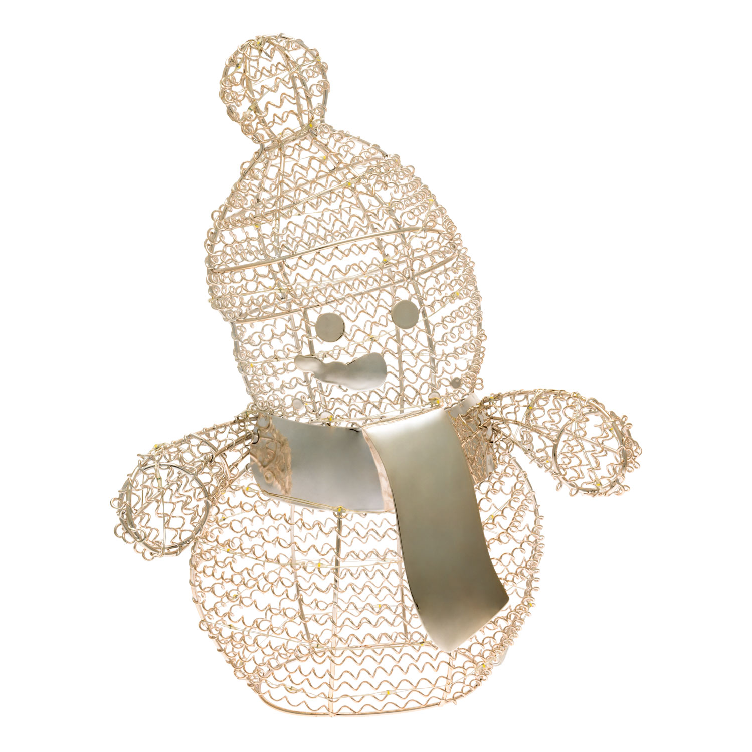 Pupazzo di neve Snowman, h. 33 cm, led bianco caldo 5 Pupazzo di neve Snowman, h. 33 cm, led bianco caldo 5