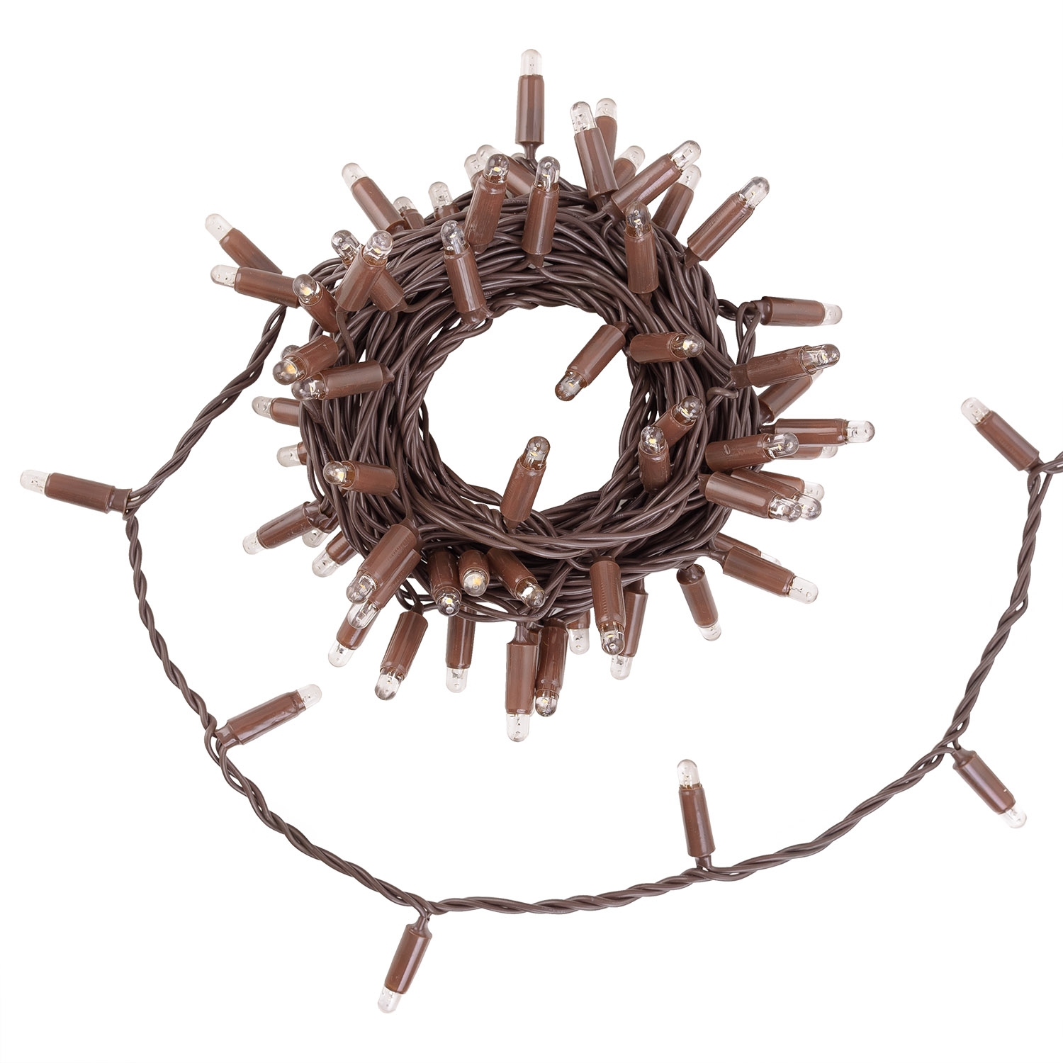 8 m Warm White Connect ProLine 36V Dual Color Flashing String Lights, 80 maxiLEDs, brown cable 7