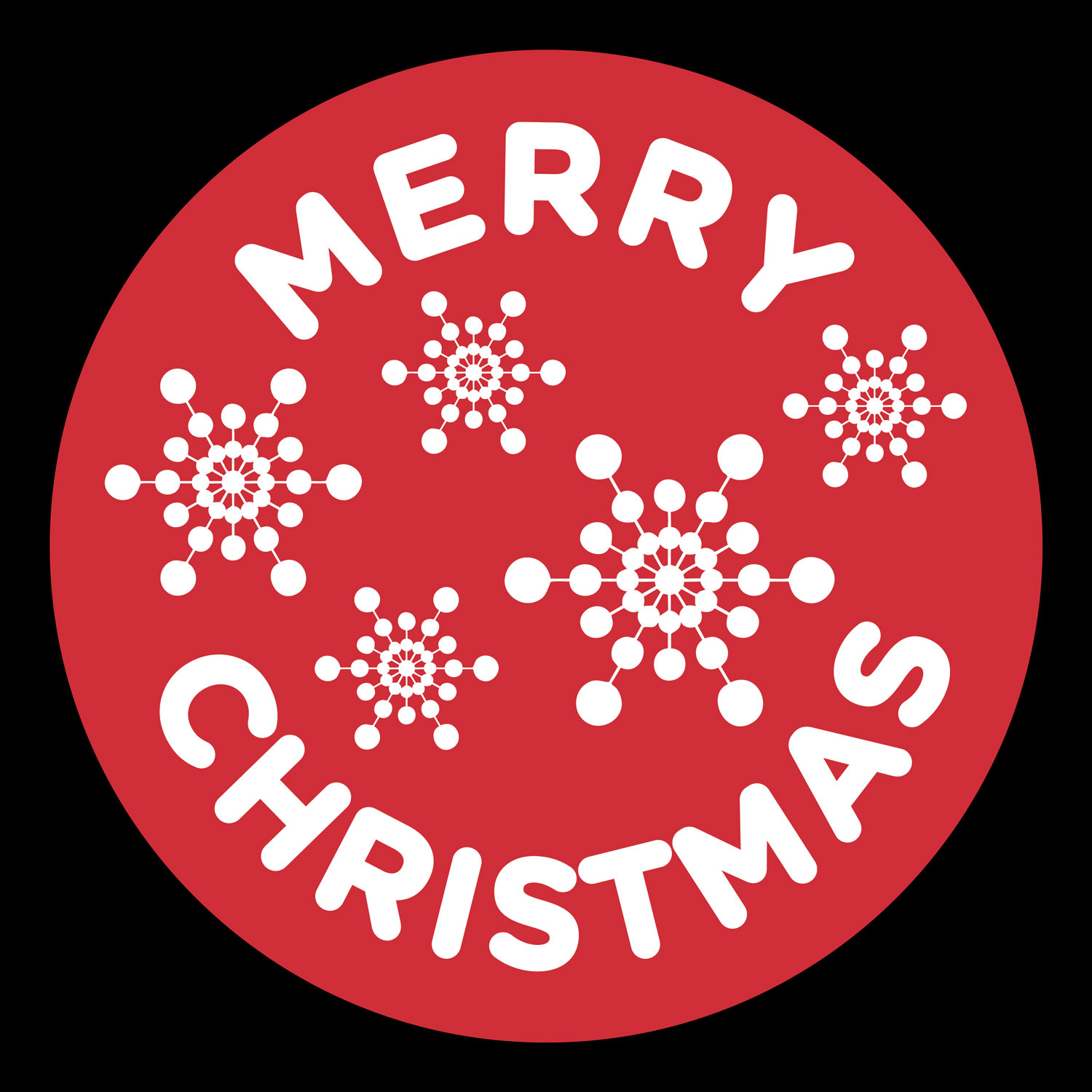 Gobo rojo Merry Christmas copos Ø 37mm Gobo rojo Merry Christmas copos Ø 37mm