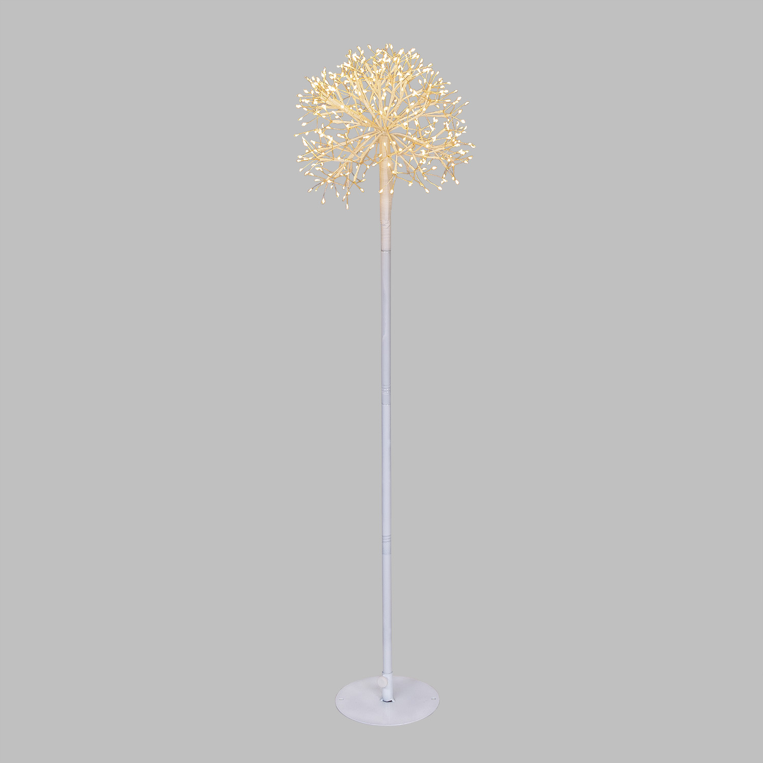 Stem with RICCO Sphere, White branch, h 115 cm, 384 warm white microLEDs, indoor Stem with RICCO Sphere, White branch, h 115 cm, 384 warm white microLEDs, indoor